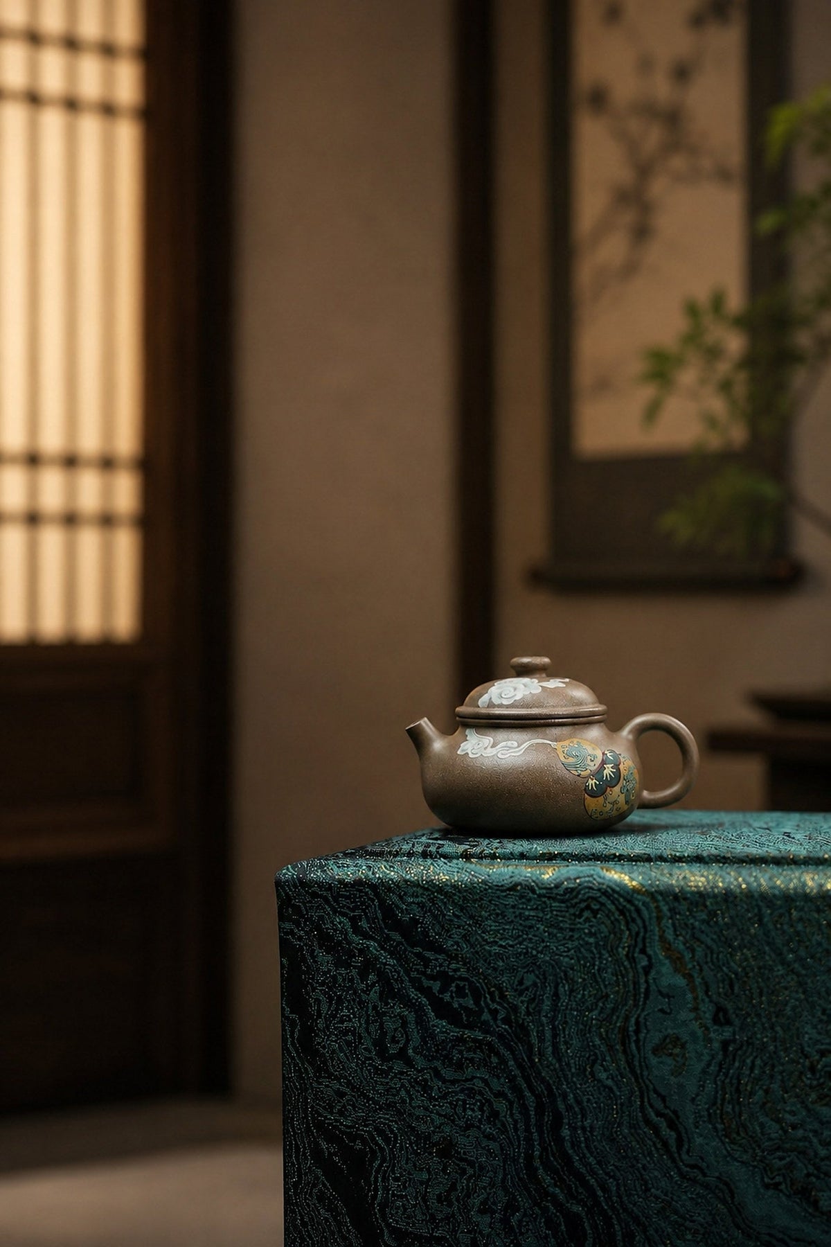 Rongtian Yixing Zisha Teapot – Qing Jiangponi Clay, 100ml