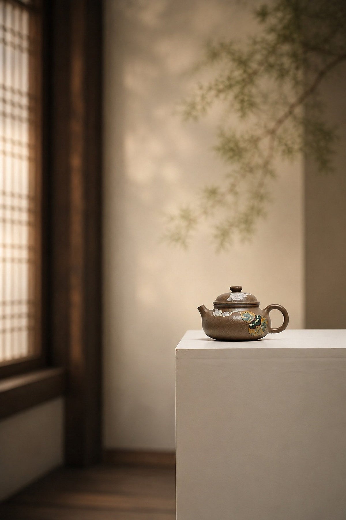 Rongtian Yixing Zisha Teapot – Qing Jiangponi Clay, 100ml