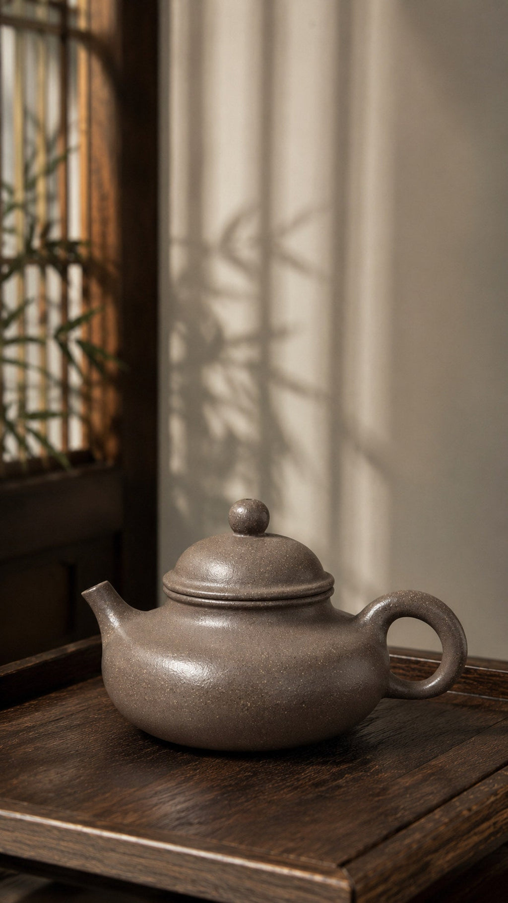 Handmade Rongtian Yixing Zisha Teapot – Tianqingni Clay, 140ml