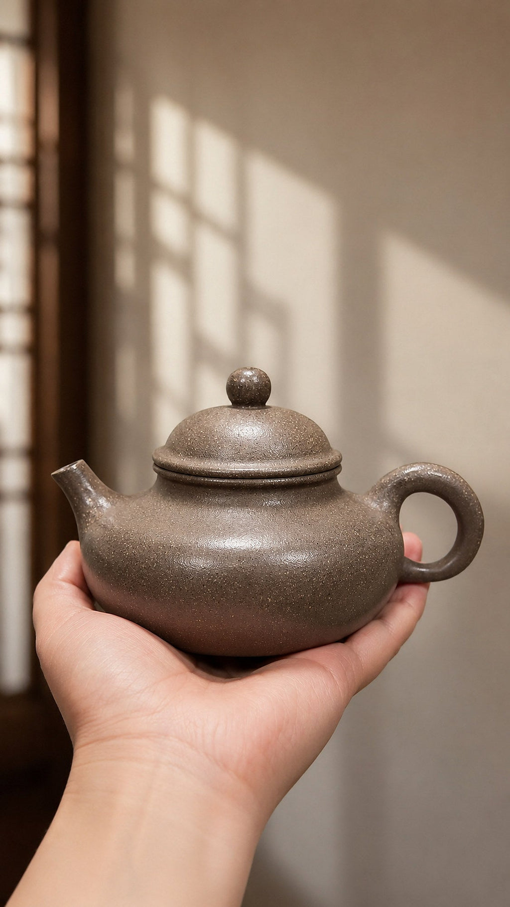 Handmade Rongtian Yixing Zisha Teapot – Tianqingni Clay, 140ml