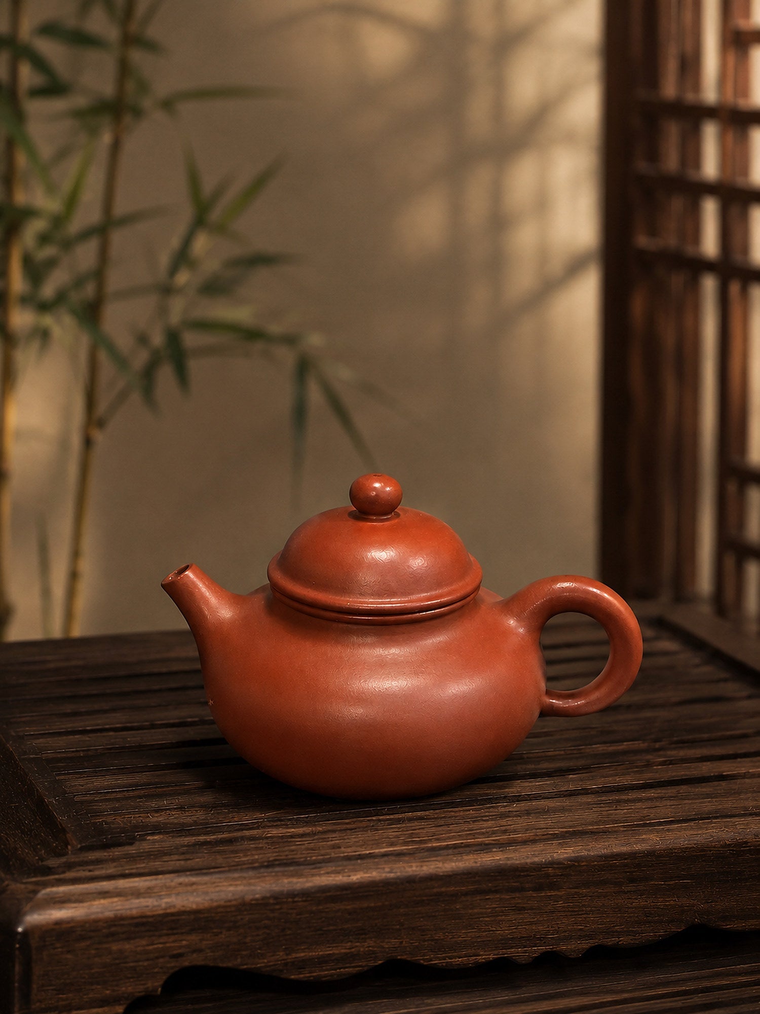 Rongtian Yixing Zisha Teapot – Zhuni Clay, 60ml