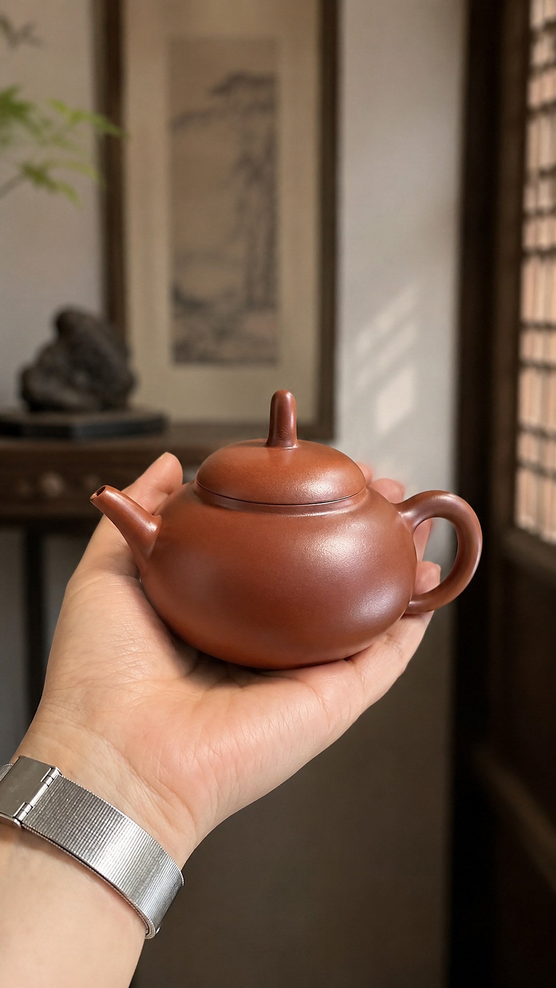 Rongtian Yixing Zisha Teapot – Zhuni Clay, 60ml
