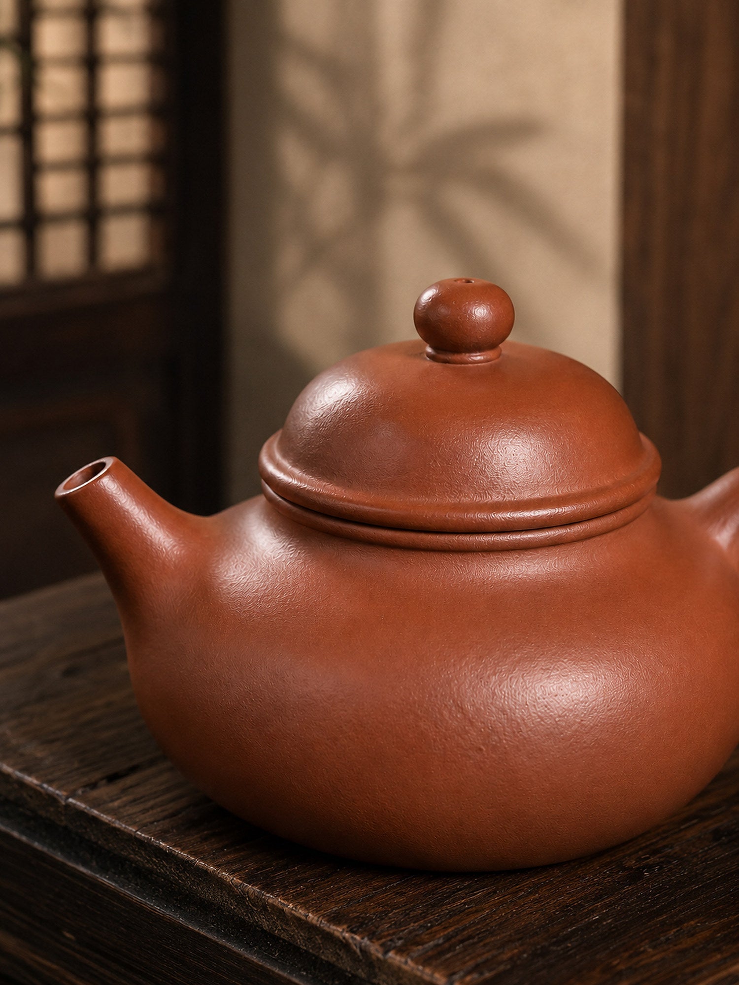 Rongtian Yixing Zisha Teapot – Zhuni Clay, 60ml