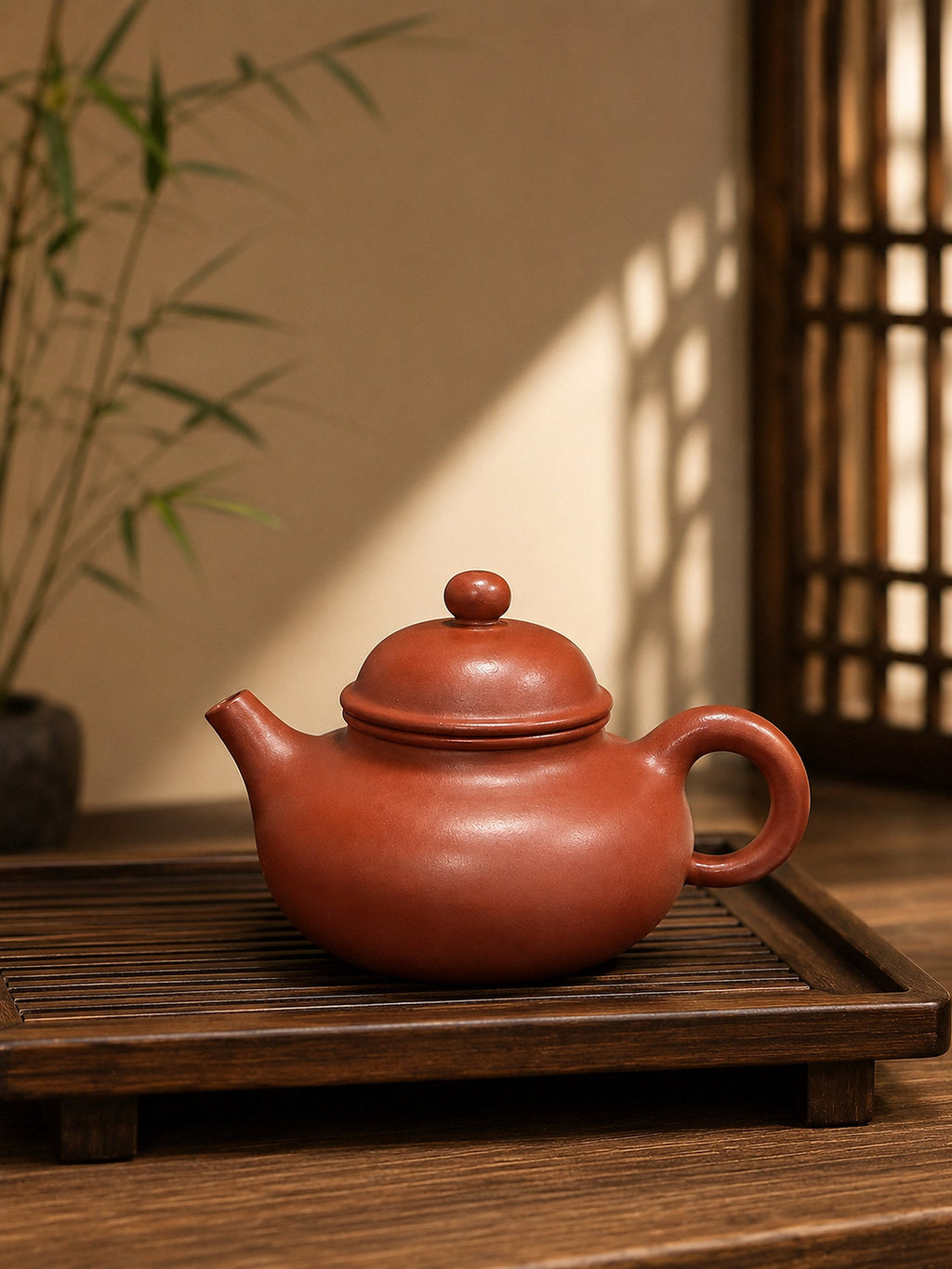 Rongtian Yixing Zisha Teapot – Zhuni Clay, 60ml