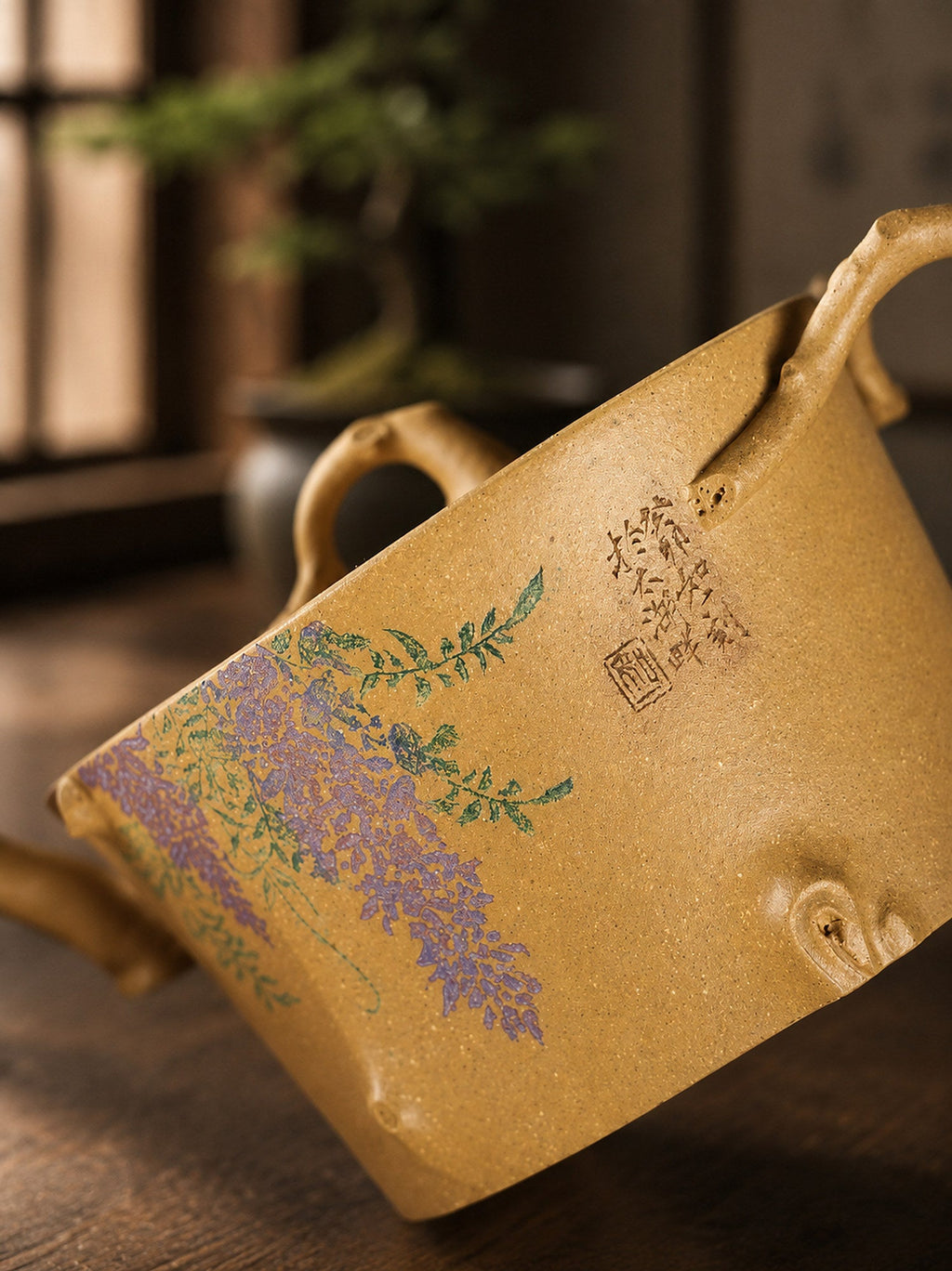 Handmade Sculptural Form Yixing Zisha Teapot – Aged Duanni Clay, 150ml – No. 313