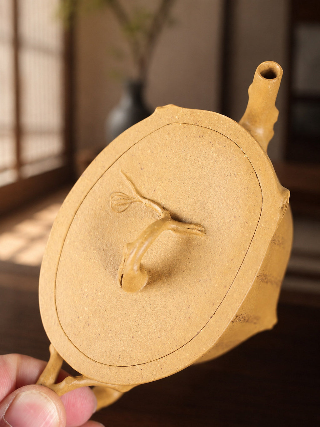 Handmade Sculptural Form Yixing Zisha Teapot – Aged Duanni Clay, 150ml – No. 313