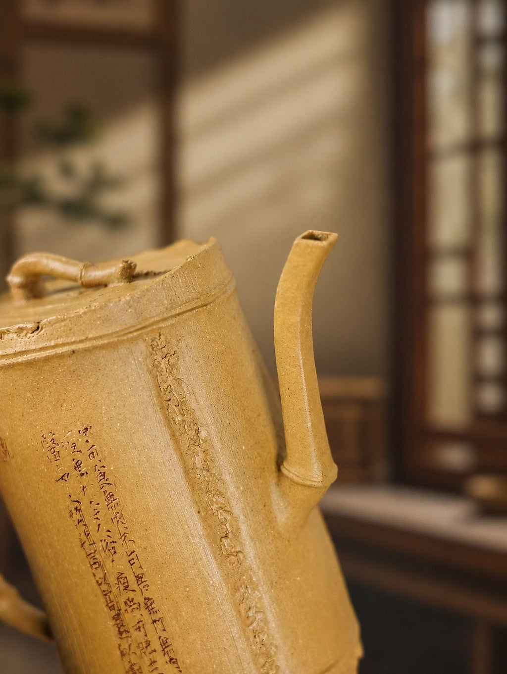 Handmade Sculptural Form Yixing Zisha Teapot – Aged Duanni Clay, 150ml – No. 317