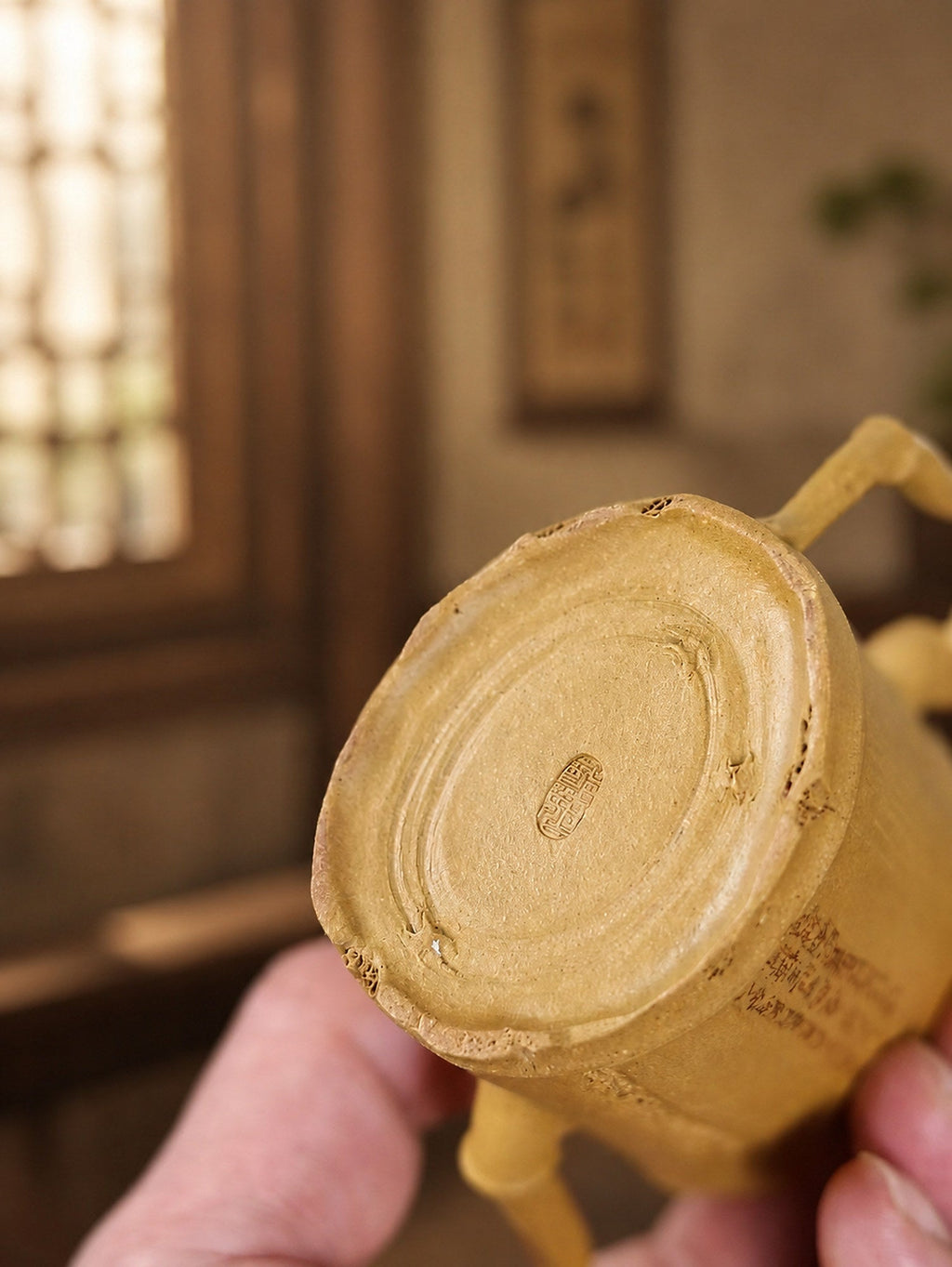 Handmade Sculptural Form Yixing Zisha Teapot – Aged Duanni Clay, 150ml – No. 317