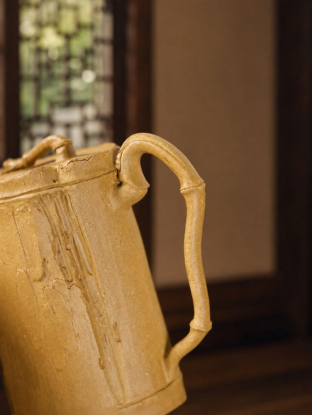 Handmade Sculptural Form Yixing Zisha Teapot – Aged Duanni Clay, 150ml – No. 317