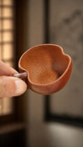Handmade Sculptural Form Yixing Zisha Teapot – Aged Duanni Clay, 100ml