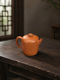 Sculptural Form Yixing Zisha Teapot – Aged Duanni Clay, 160ml