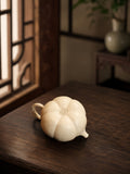 Handmade Sculptural Form Yixing Zisha Teapot – Baiyu Duanni Clay, 150ml – No. 311