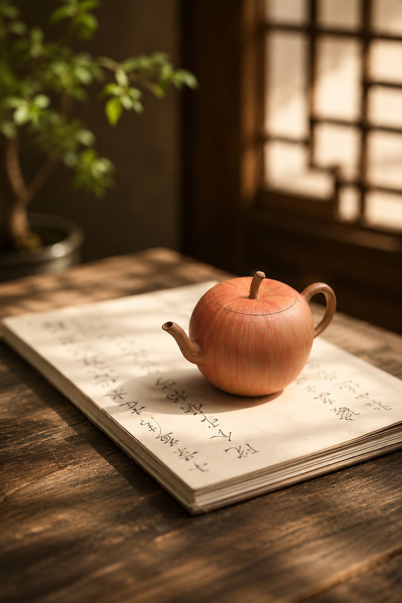 Handmade Sculptural Form Yixing Zisha Teapot – Duanni Clay, 150ml – No. 287