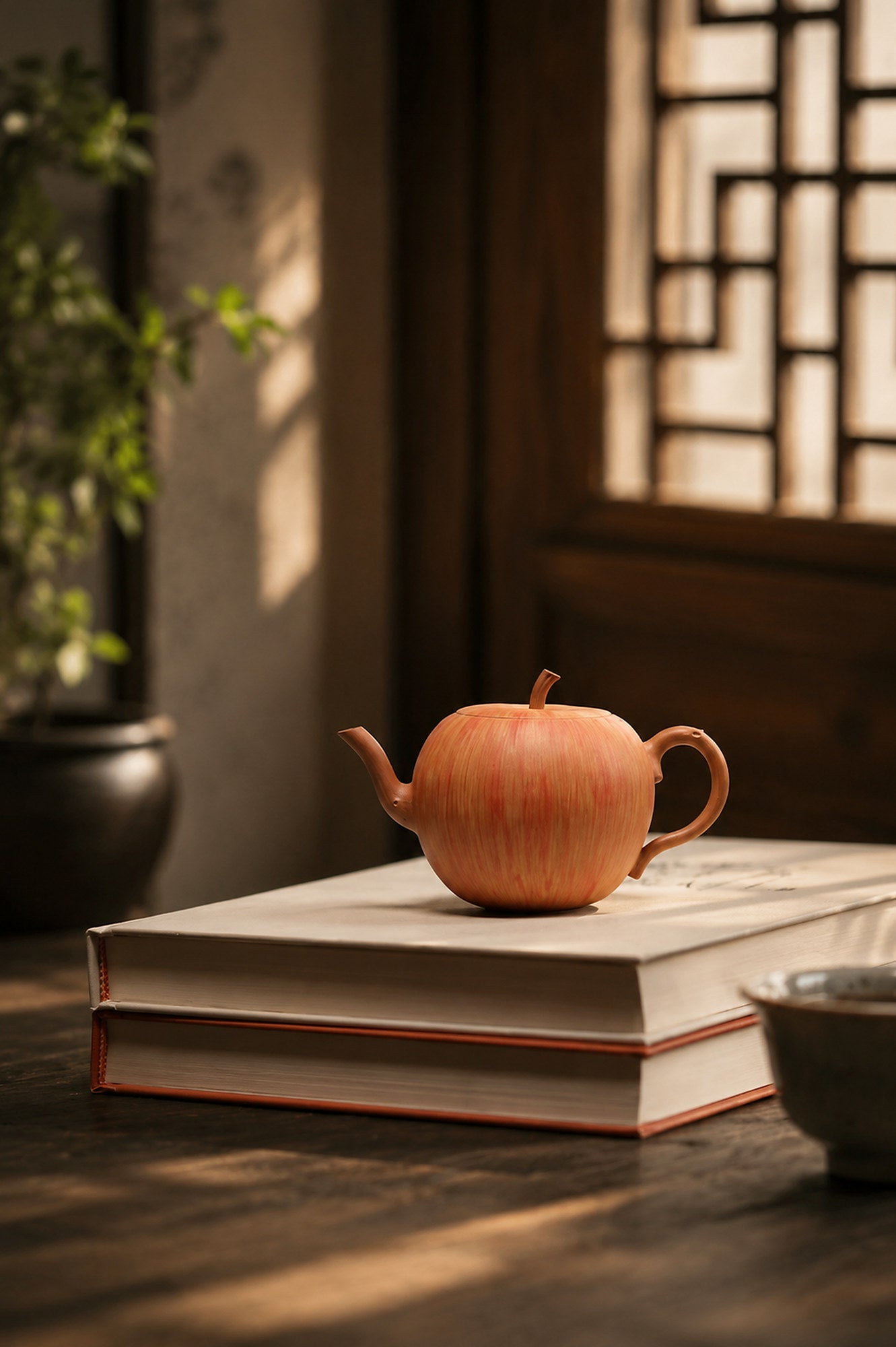 Handmade Sculptural Form Yixing Zisha Teapot – Duanni Clay, 150ml – No. 287