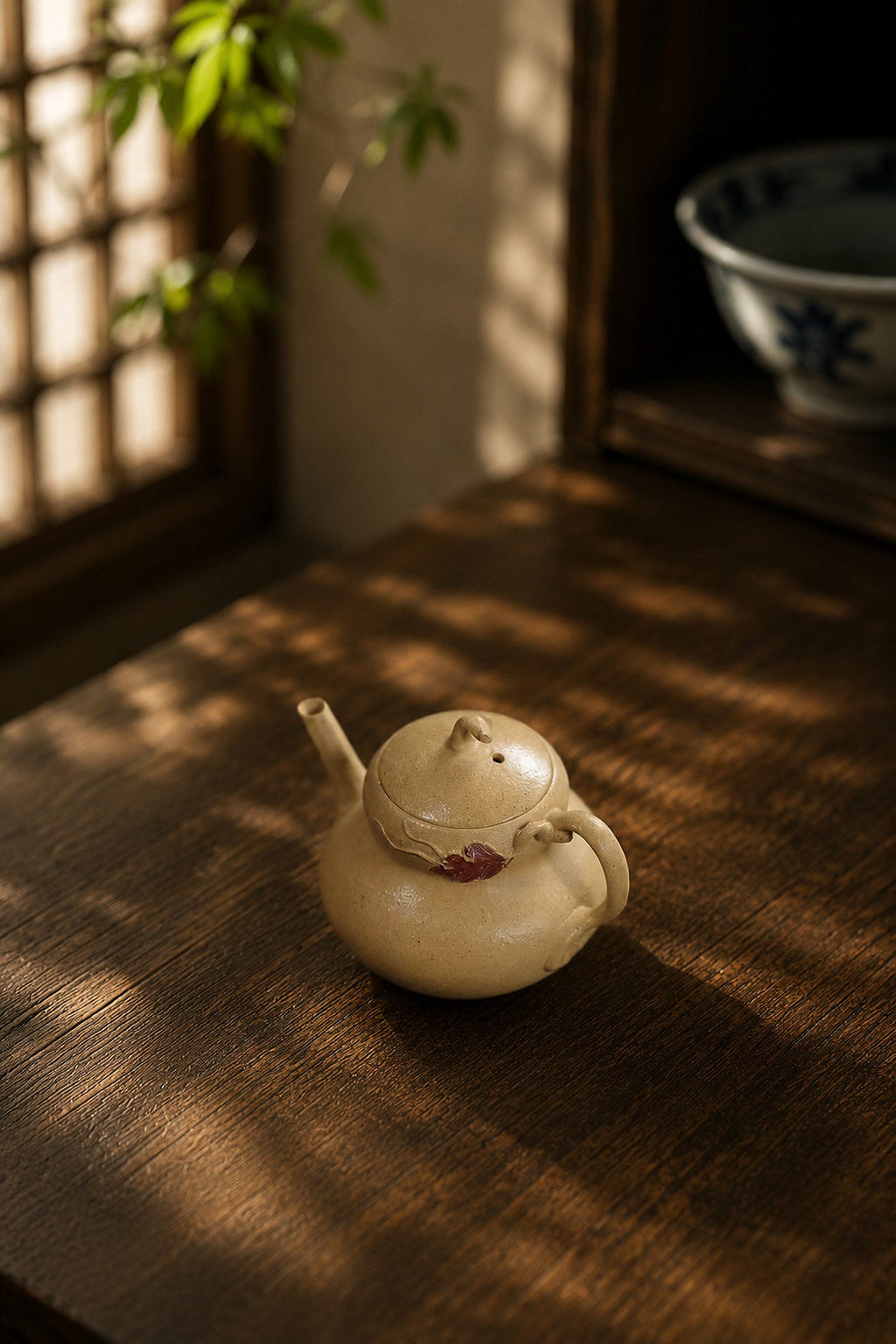 Handmade Gourd Form Yixing Zisha Teapot – Duanni Clay, 160ml
