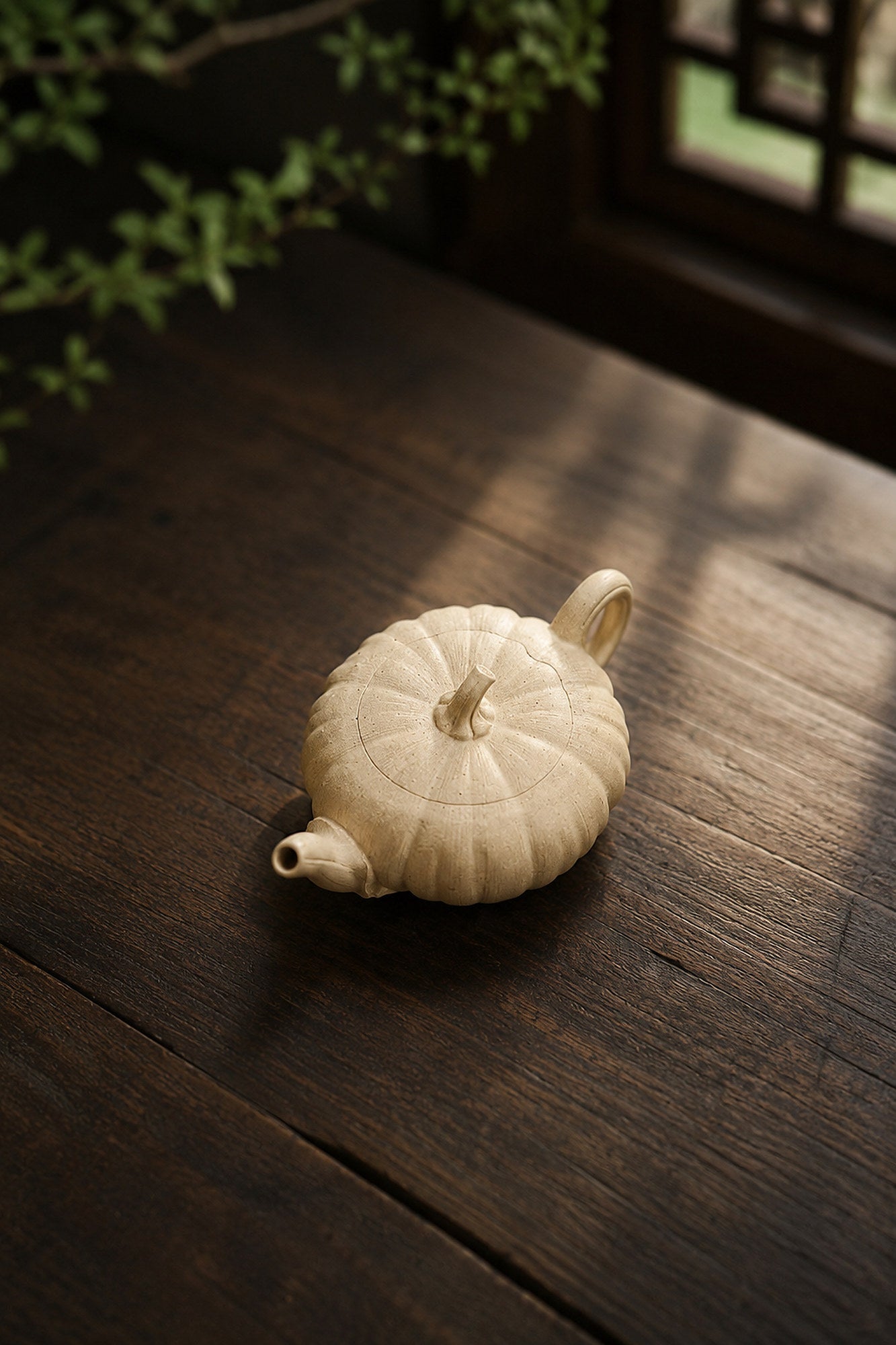 Handmade Pumpkin Form Yixing Zisha Teapot – Duanni Clay, 70ml
