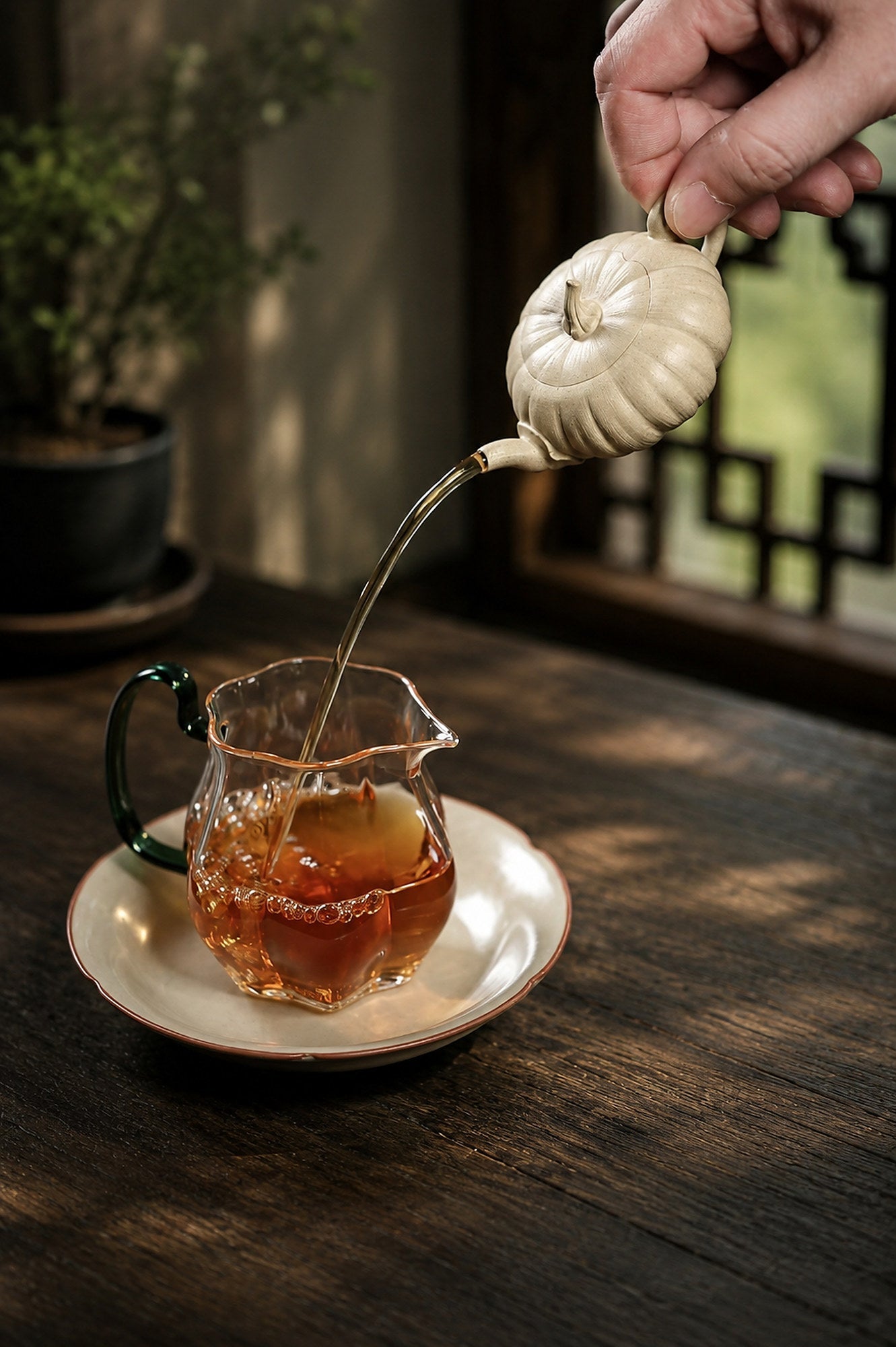 Handmade Pumpkin Form Yixing Zisha Teapot – Duanni Clay, 70ml