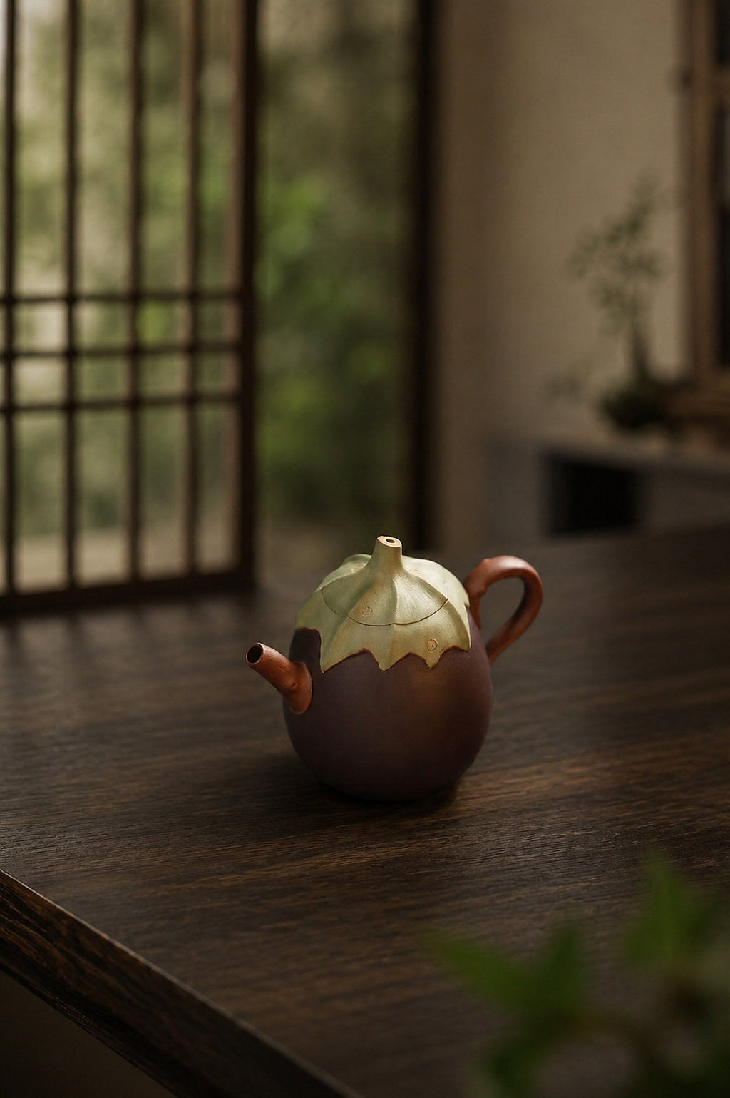 Handmade Sculptural Form Yixing Zisha Teapot – Duanni Clay, 150ml – No. 301