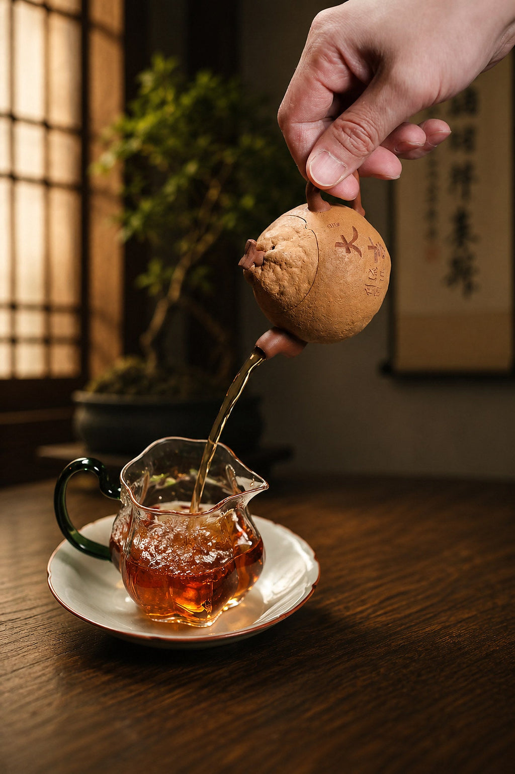 Handmade Sculptural Form Yixing Zisha Teapot – Duanni Clay, 150ml – No. 314