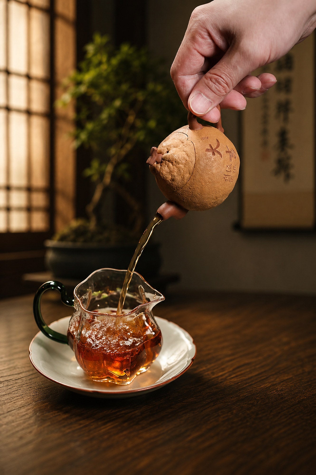 Handmade Sculptural Form Yixing Zisha Teapot – Duanni Clay, 150ml – No. 314