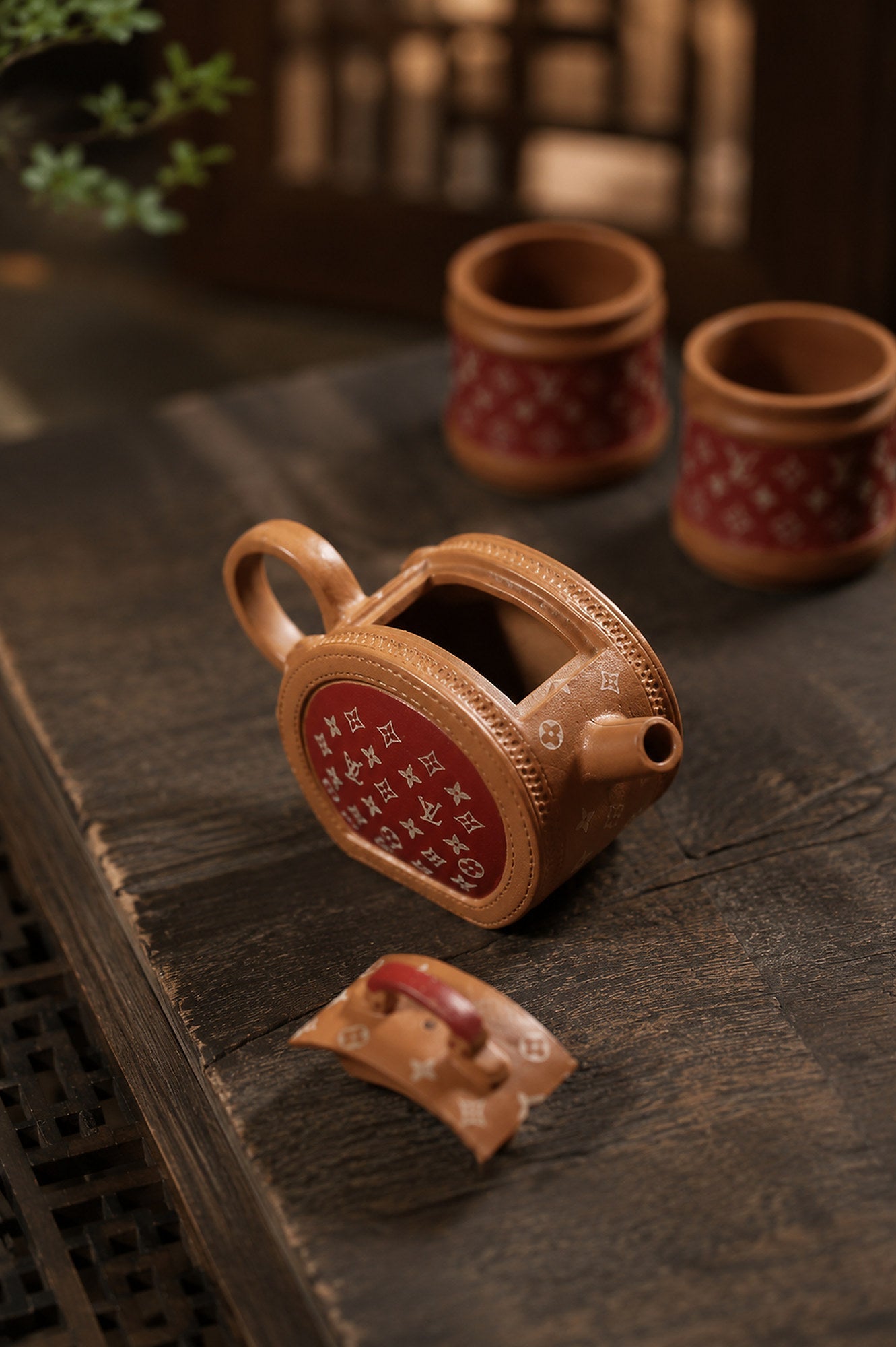Handmade Sculptural Form Yixing Zisha Teapot – Duanni Clay, 150ml – No. 321