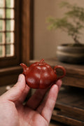 Handmade Pumpkin Form Yixing Zisha Teapot – Jiangponi Clay, 75ml