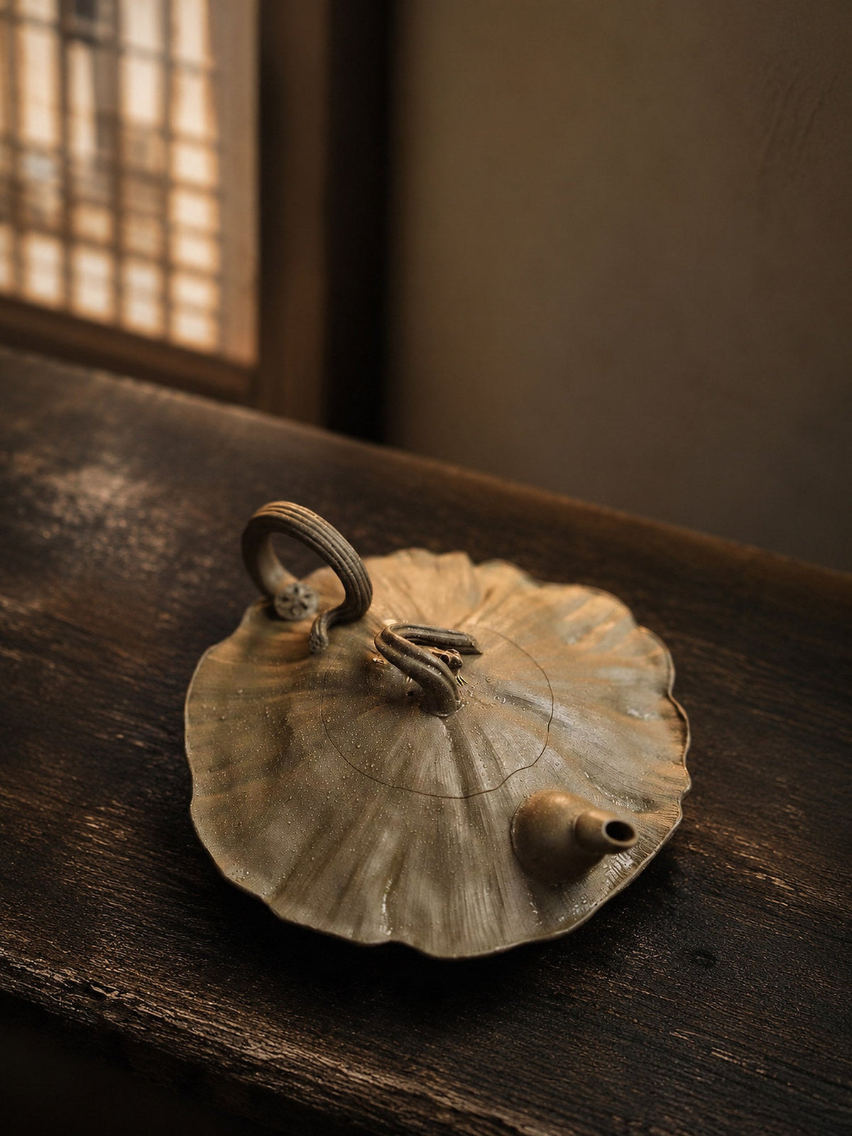 Handmade Sculptural Form Yixing Zisha Teapot – Qing Duanni Clay, 175ml