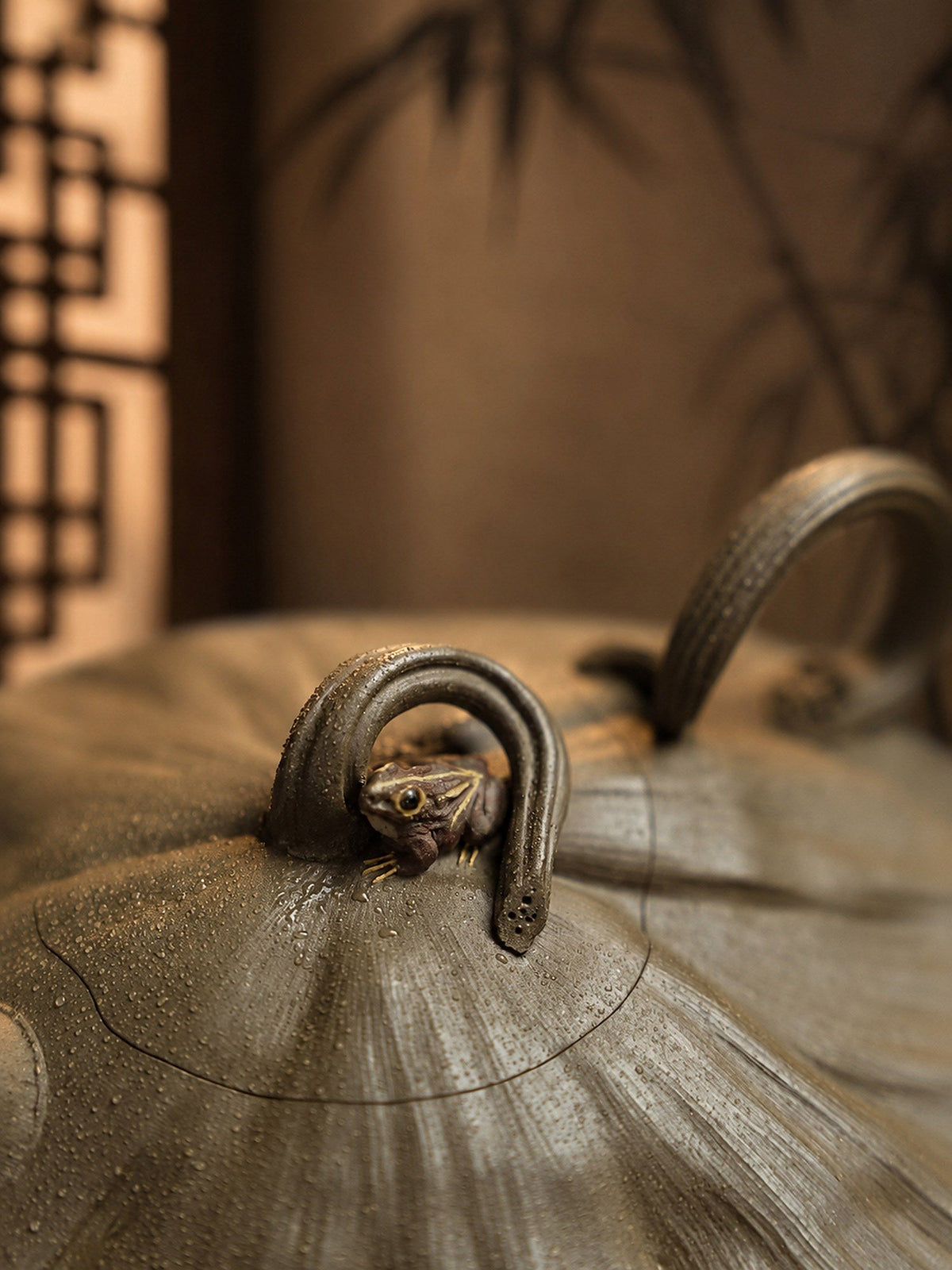 Handmade Sculptural Form Yixing Zisha Teapot – Qing Duanni Clay, 175ml
