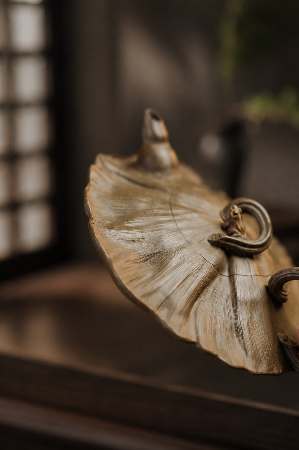 Handmade Sculptural Form Yixing Zisha Teapot – Qing Duanni Clay, 175ml