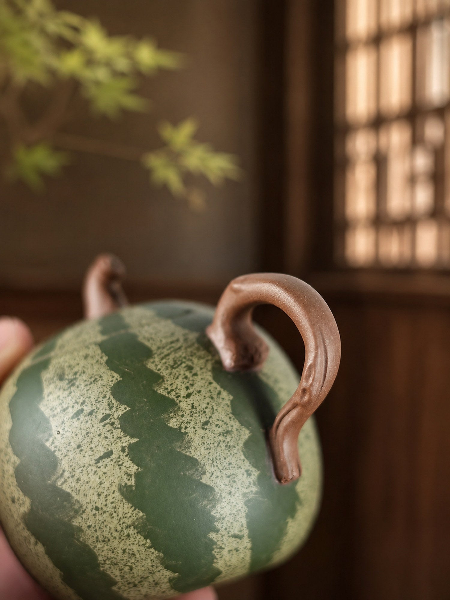 Handmade Sculptural Form Yixing Zisha Teapot – Zini Clay, 100ml – No. 299
