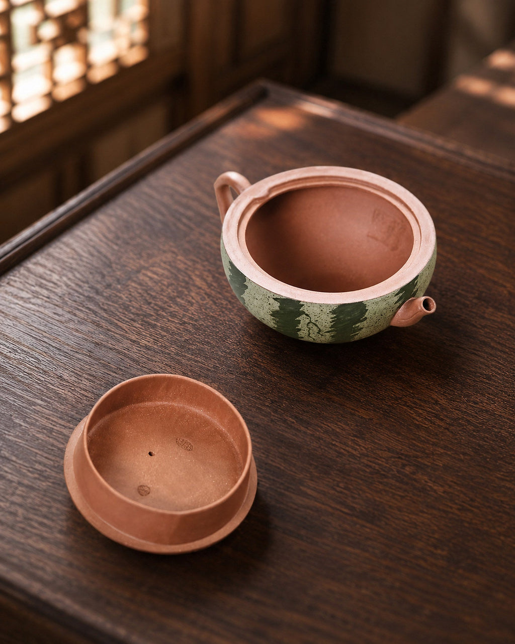 Handmade Sculptural Form Yixing Zisha Teapot – Zini Clay, 150ml