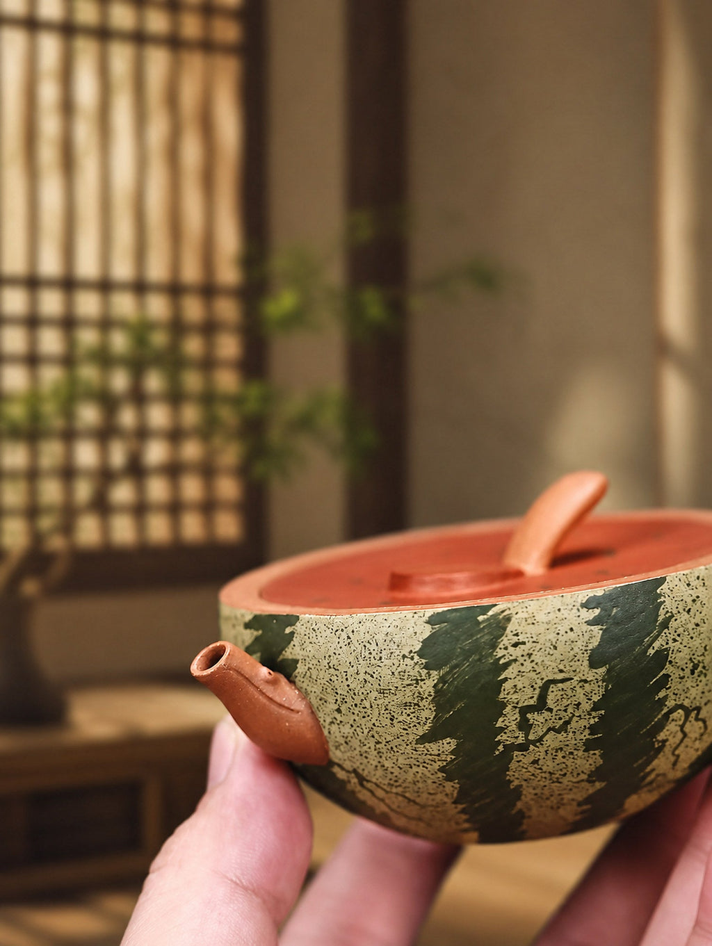 Handmade Sculptural Form Yixing Zisha Teapot – Zini Clay, 150ml