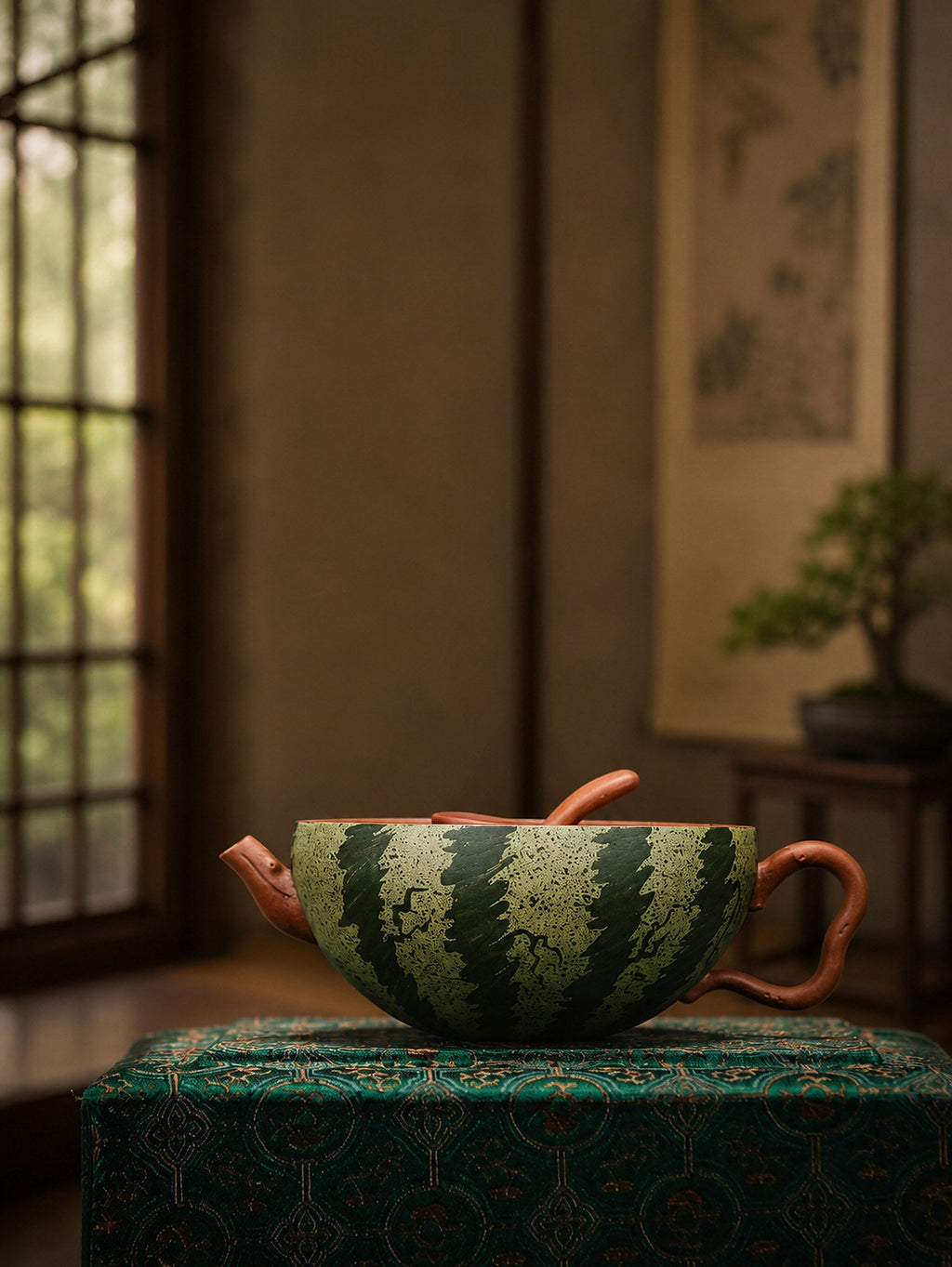 Handmade Sculptural Form Yixing Zisha Teapot – Zini Clay, 150ml