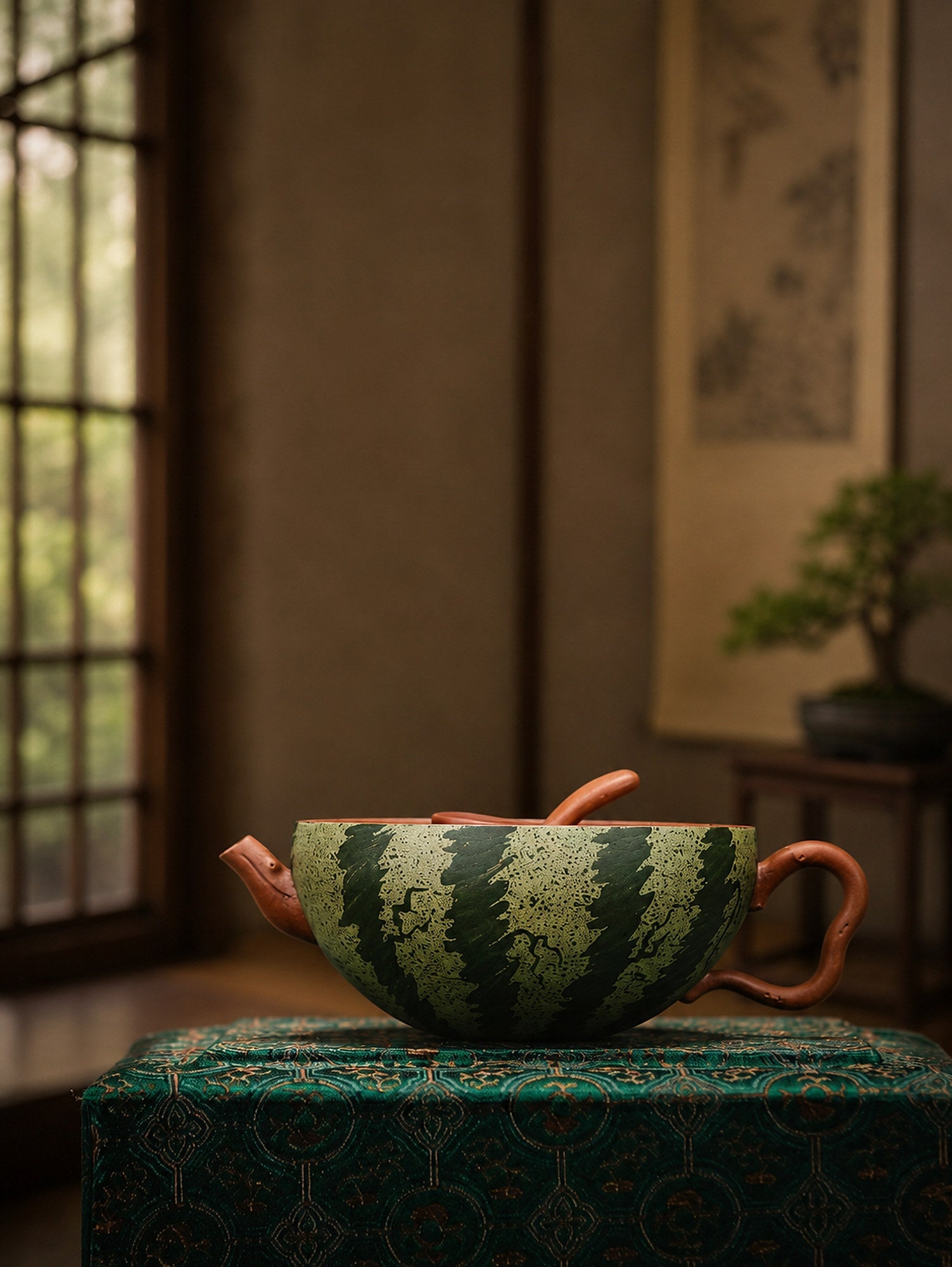 Handmade Sculptural Form Yixing Zisha Teapot – Zini Clay, 150ml