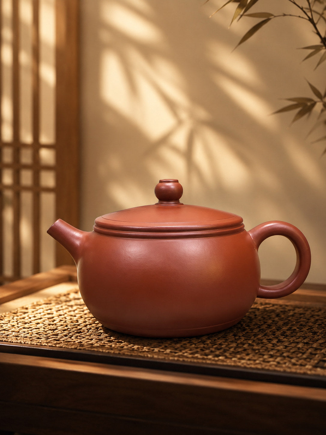 Handmade Shi Gu Yixing Zisha Teapot – Dahongpao Clay, 150ml