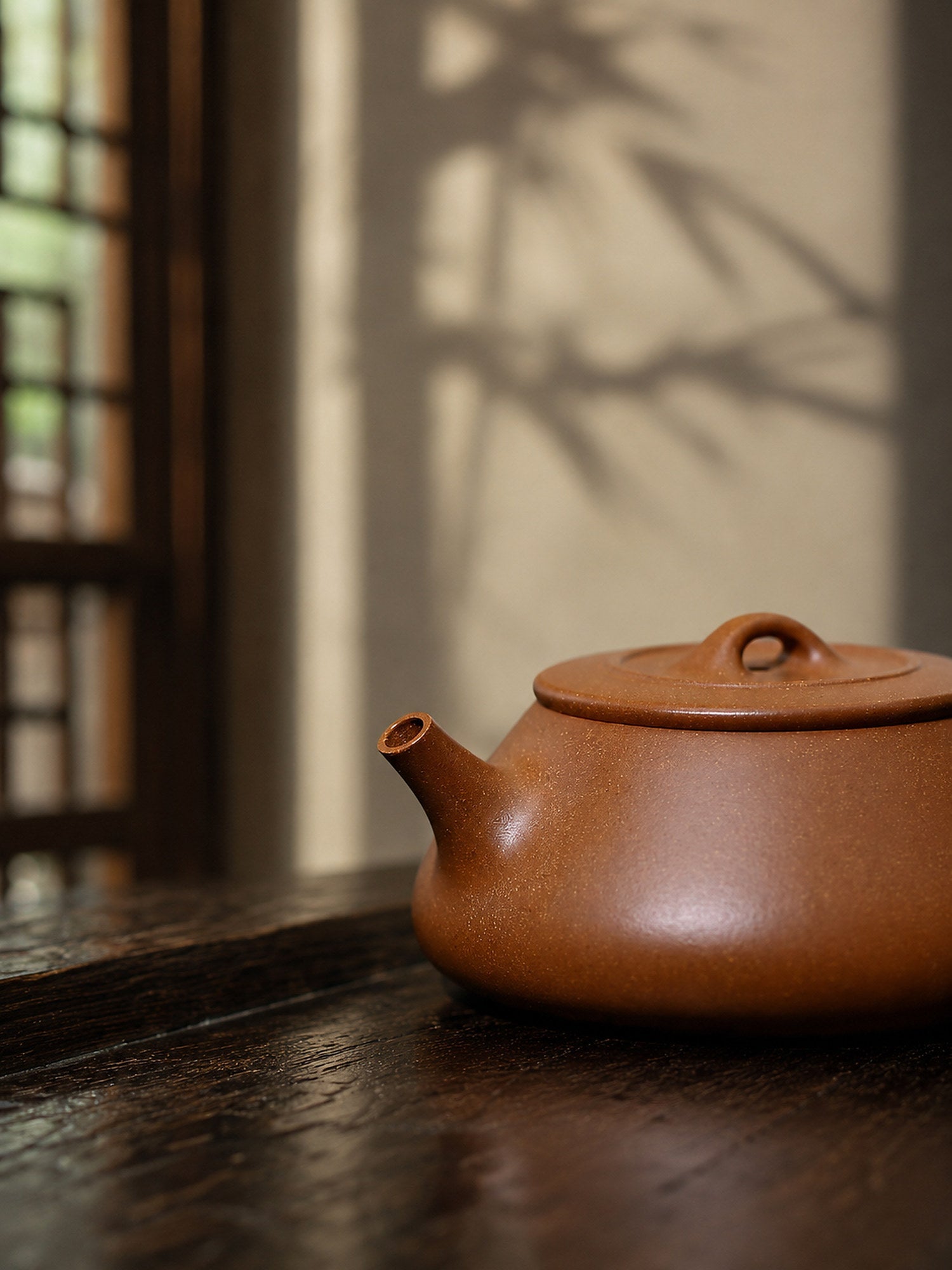 Handmade Flat-Lid Shipiao Yixing Zisha Teapot – Aged Duanni Clay, 130ml