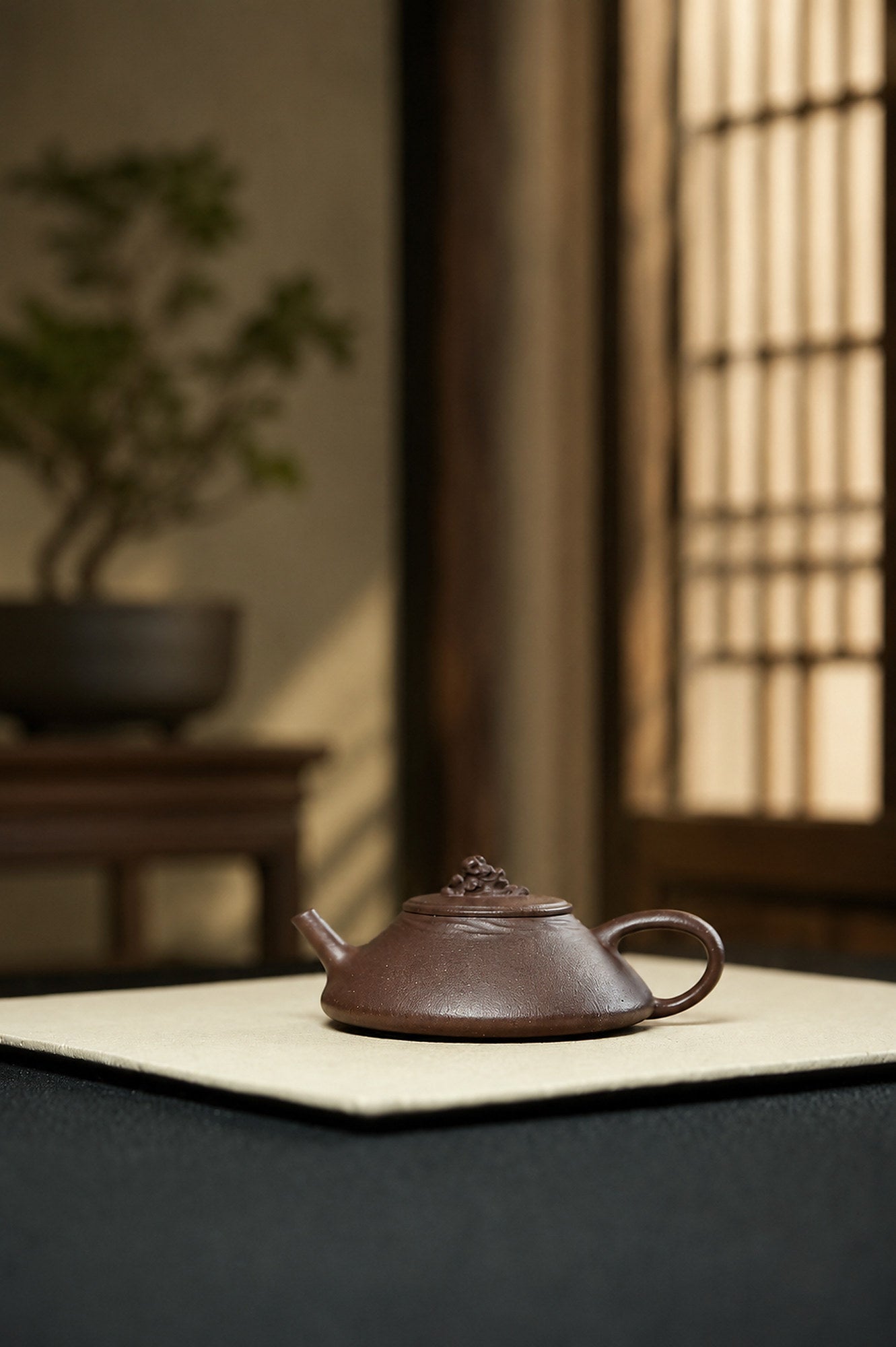 Handmade Shipiao Yixing Zisha Teapot – Aged Zini Clay, 100ml