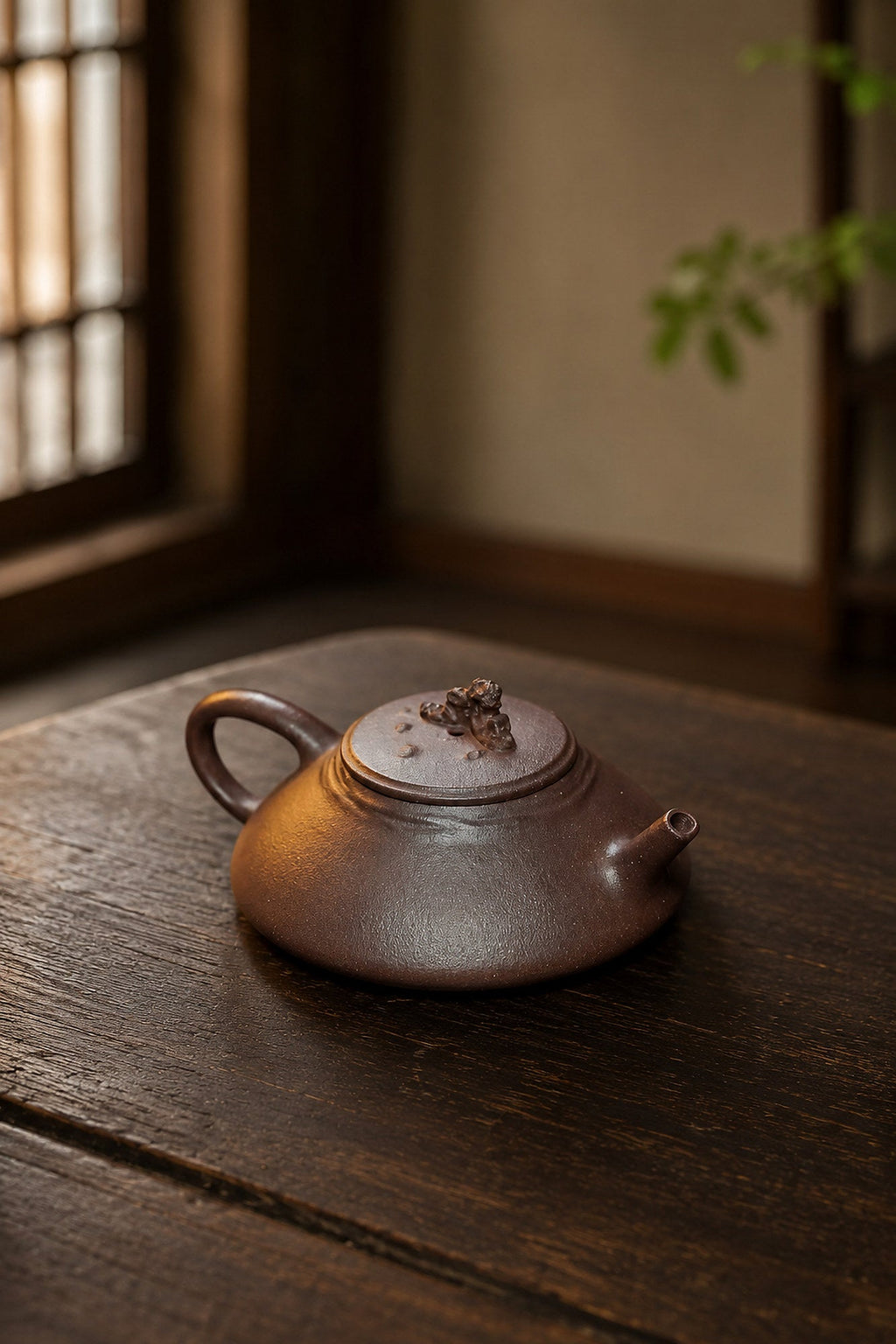 Handmade Shipiao Yixing Zisha Teapot – Aged Zini Clay, 100ml