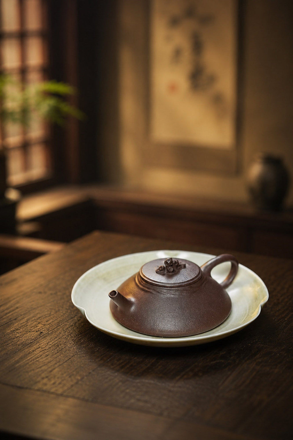 Handmade Shipiao Yixing Zisha Teapot – Aged Zini Clay, 100ml