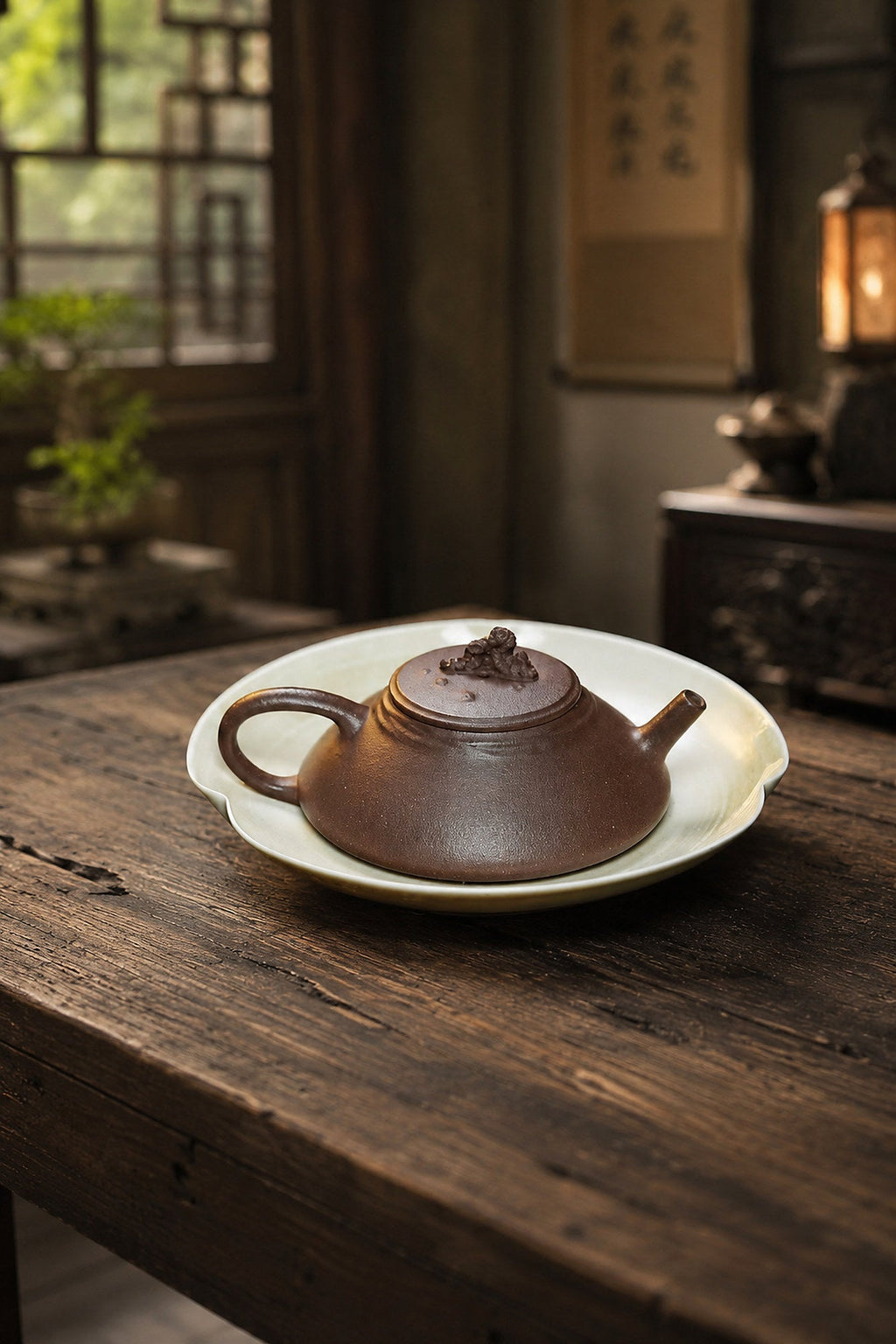 Handmade Shipiao Yixing Zisha Teapot – Aged Zini Clay, 100ml