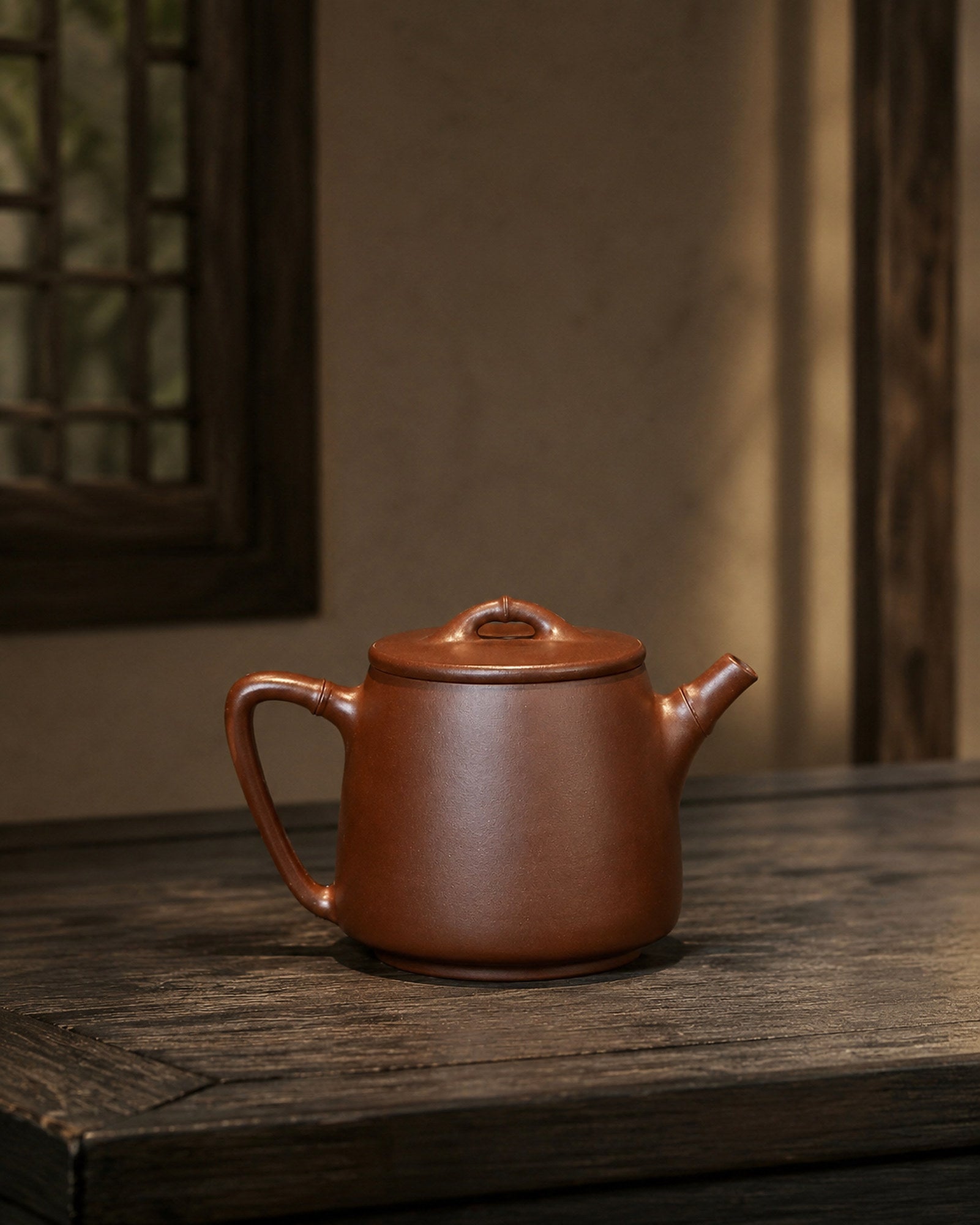 Handmade Shipiao Yixing Zisha Teapot – Aged Zini Clay, 120ml