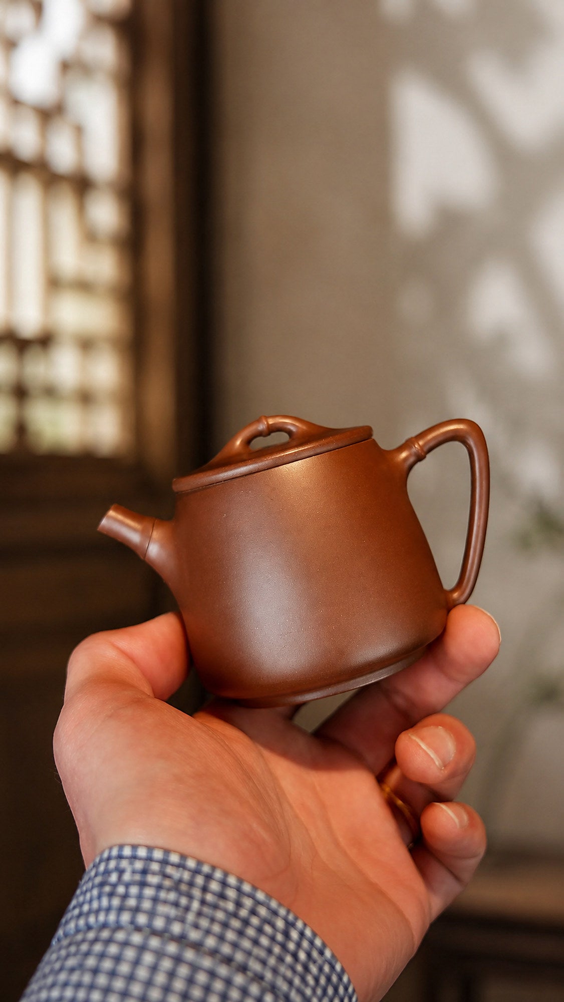 Handmade Shipiao Yixing Zisha Teapot – Aged Zini Clay, 120ml