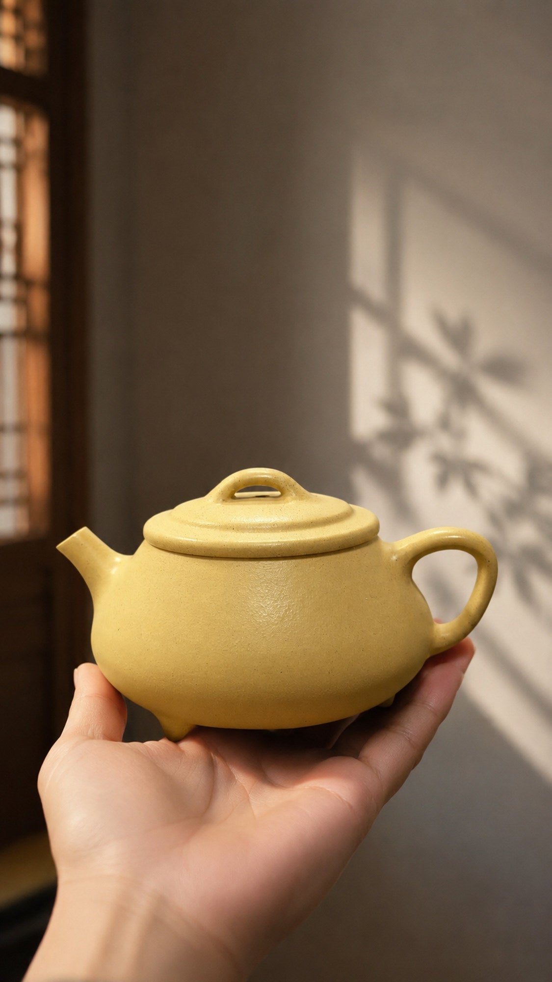 Handmade Shipiao Yixing Zisha Teapot – Benshan Luni Clay, 160ml