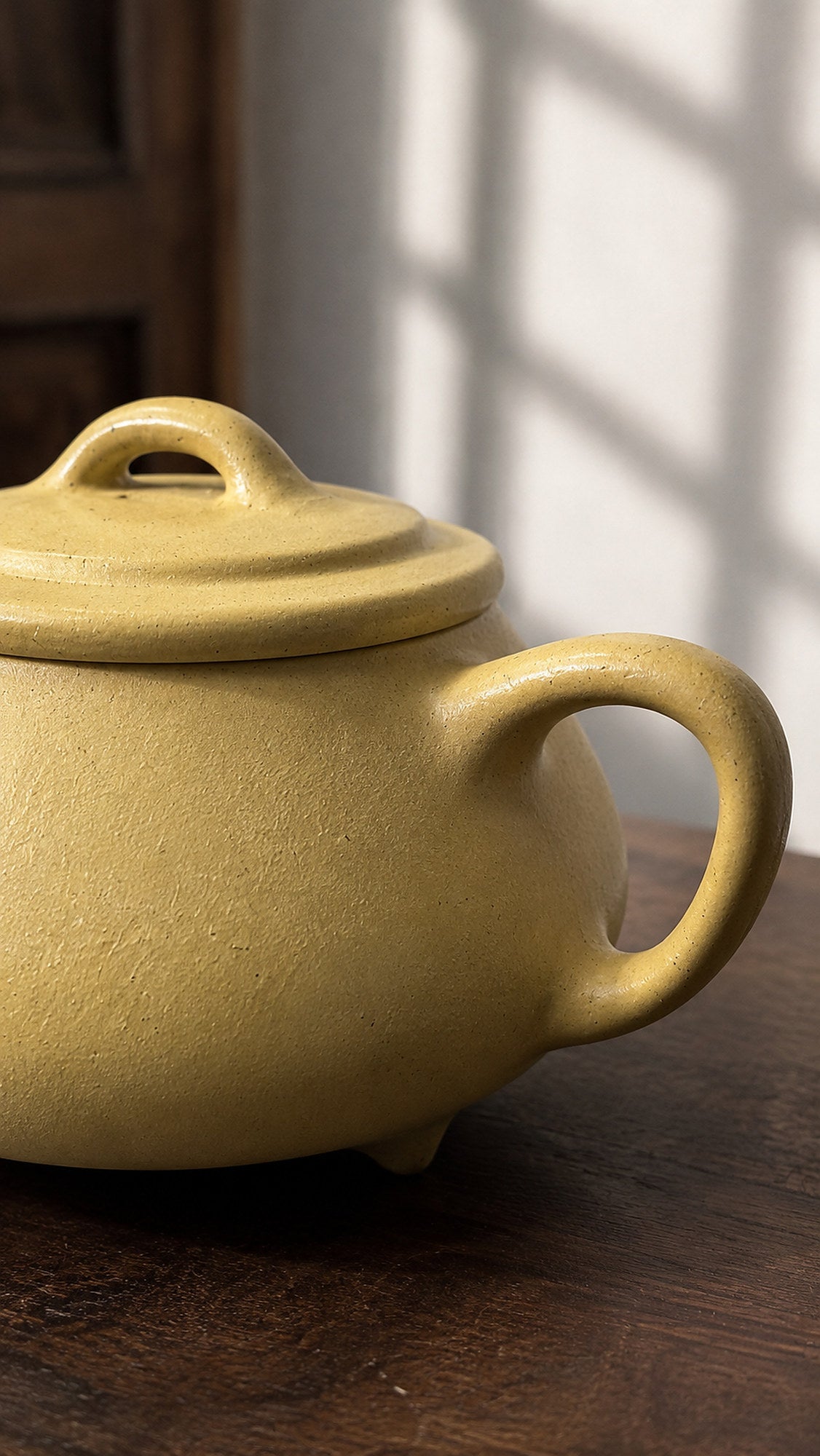 Handmade Shipiao Yixing Zisha Teapot – Benshan Luni Clay, 160ml