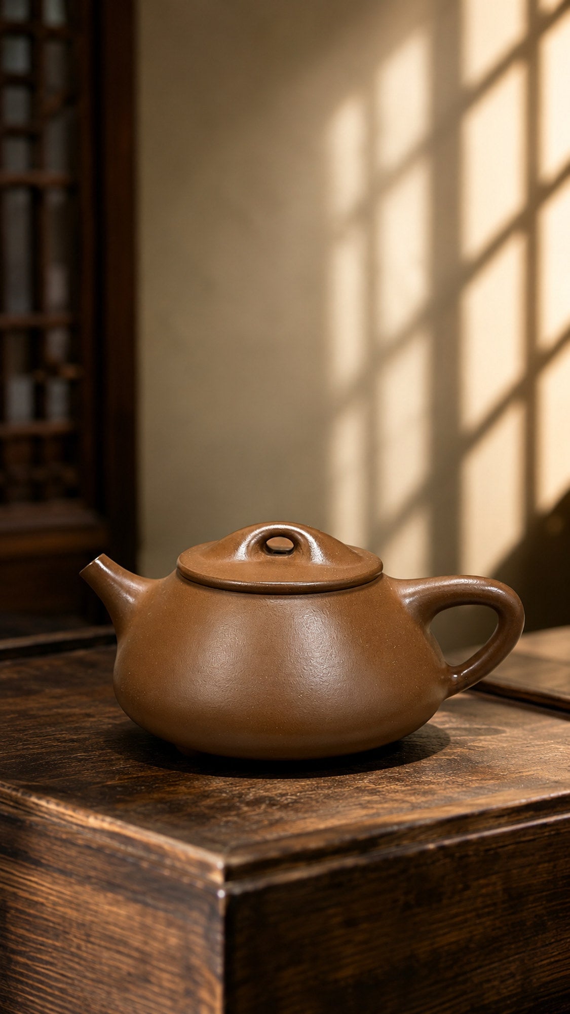 Handmade Jingzhou Shipiao Yixing Zisha Teapot – Chijin Zini Clay, 200ml