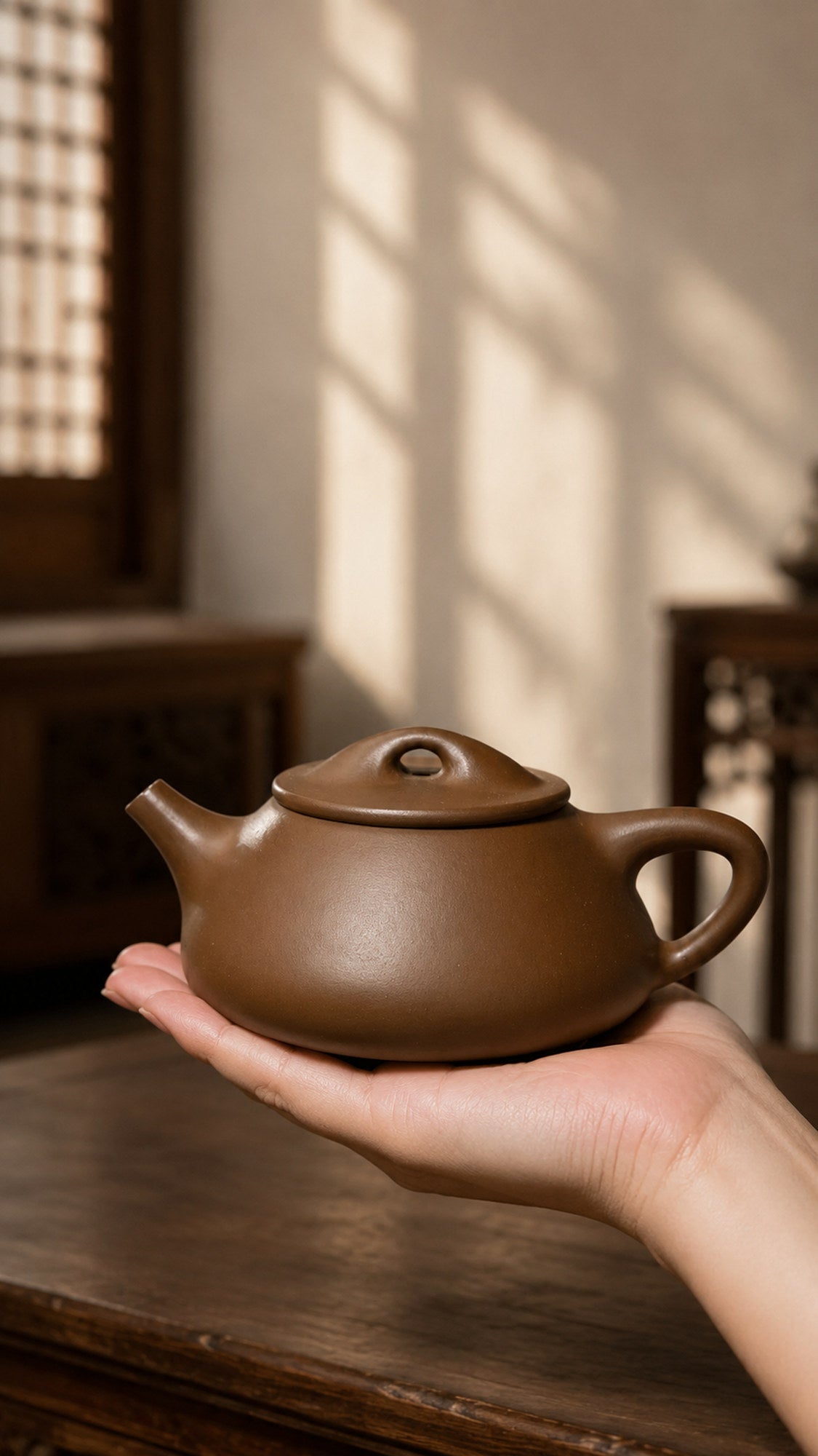 Handmade Jingzhou Shipiao Yixing Zisha Teapot – Chijin Zini Clay, 200ml