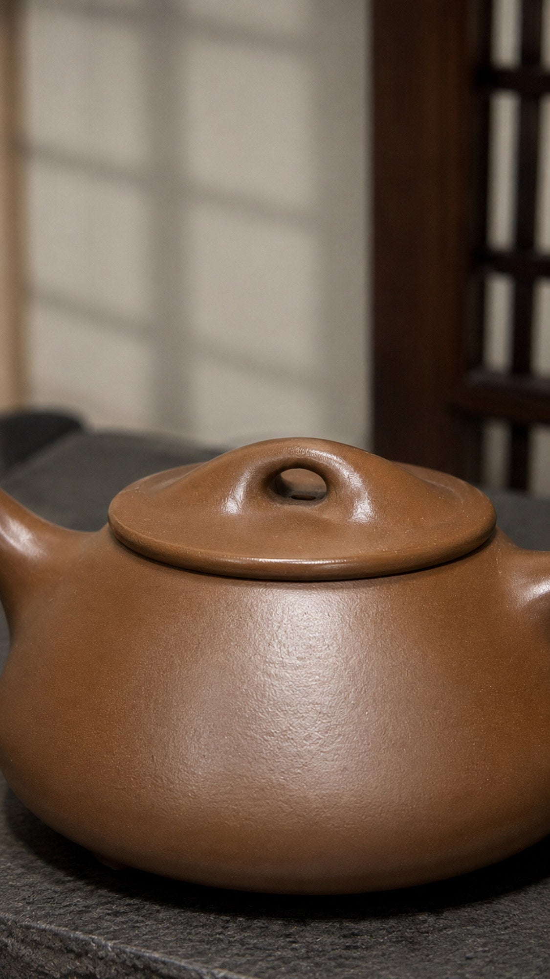 Handmade Jingzhou Shipiao Yixing Zisha Teapot – Chijin Zini Clay, 200ml
