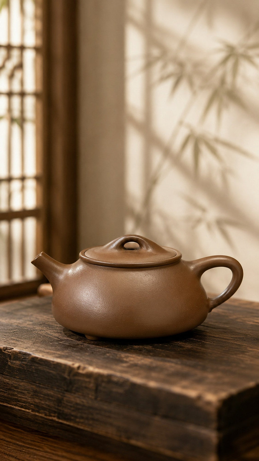 Handmade Jingzhou Shipiao Yixing Zisha Teapot – Chijin Zini Clay, 200ml