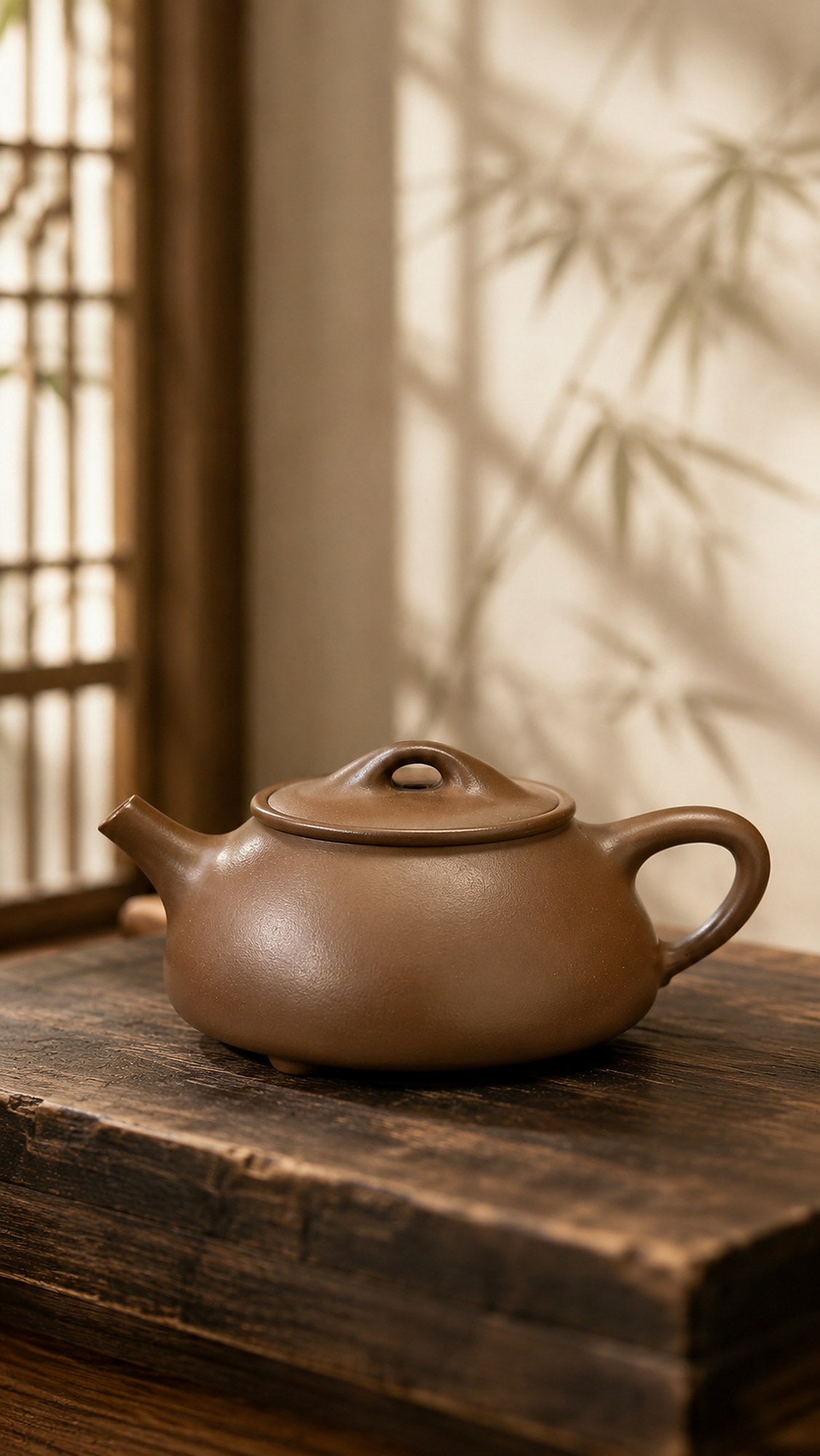 Handmade Jingzhou Shipiao Yixing Zisha Teapot – Chijin Zini Clay, 200ml
