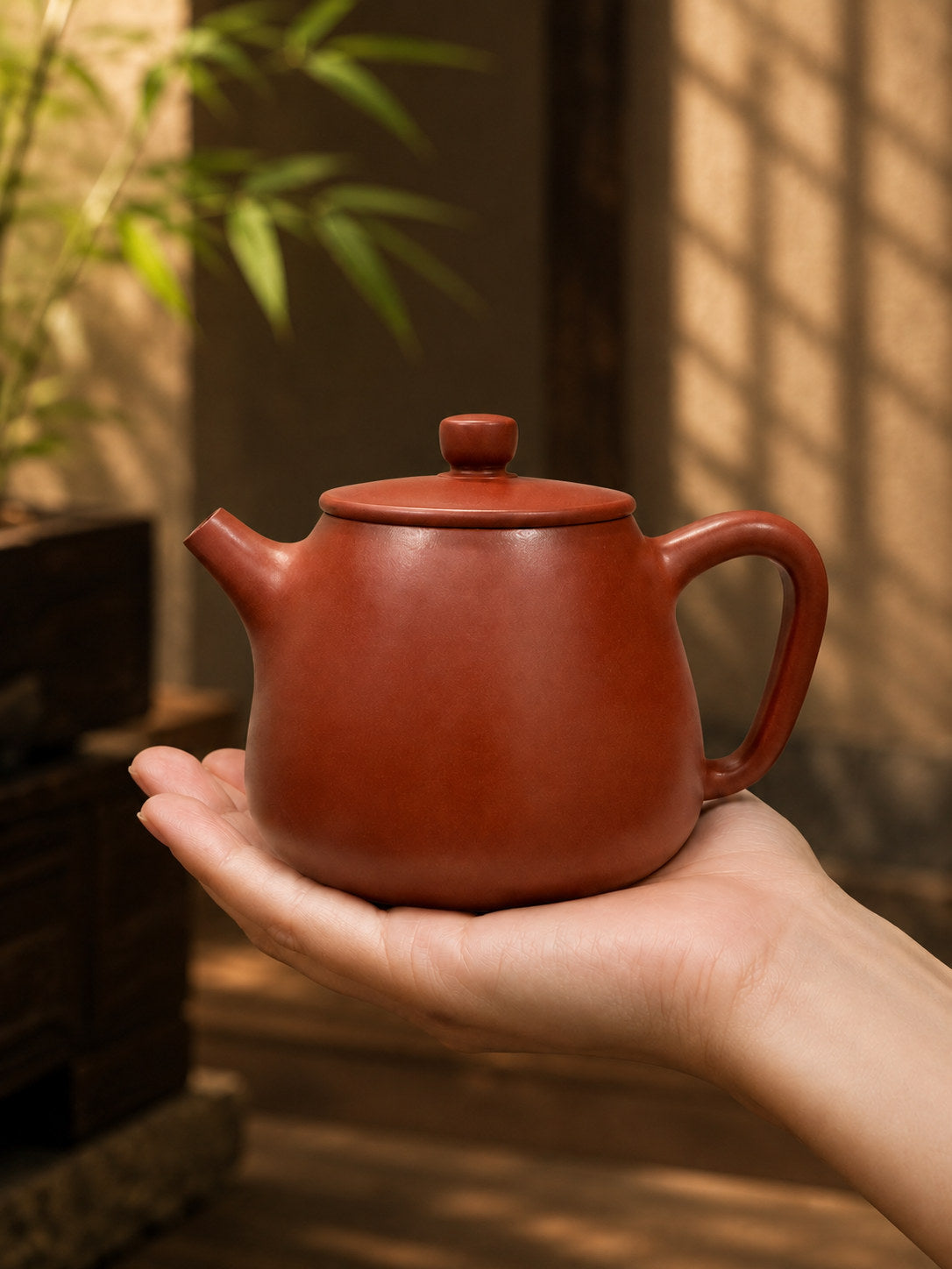 Handmade Tall Shipiao Yixing Zisha Teapot – Dahongpao Clay, 160ml